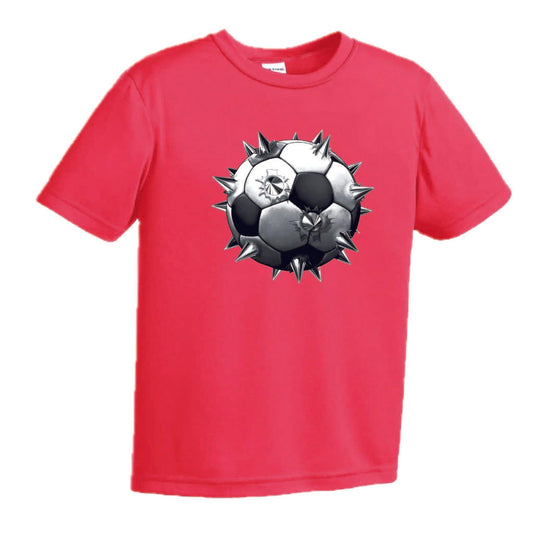Soccer Spiked | Youth Short Sleeve Soccer T-Shirts | 100% Polyester
