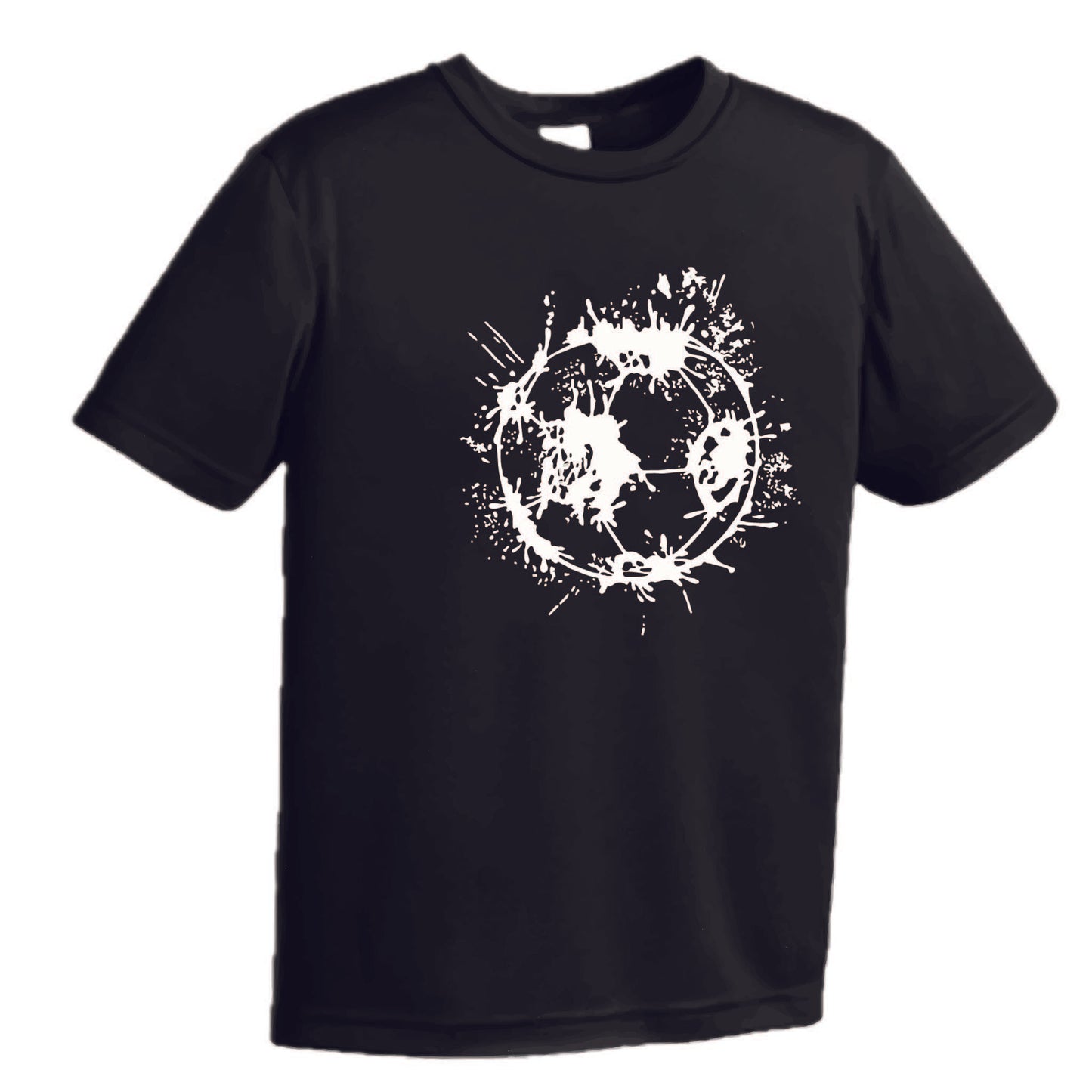 Soccer Splatter | Youth Short Sleeve Soccer T-Shirts | 100% Polyester