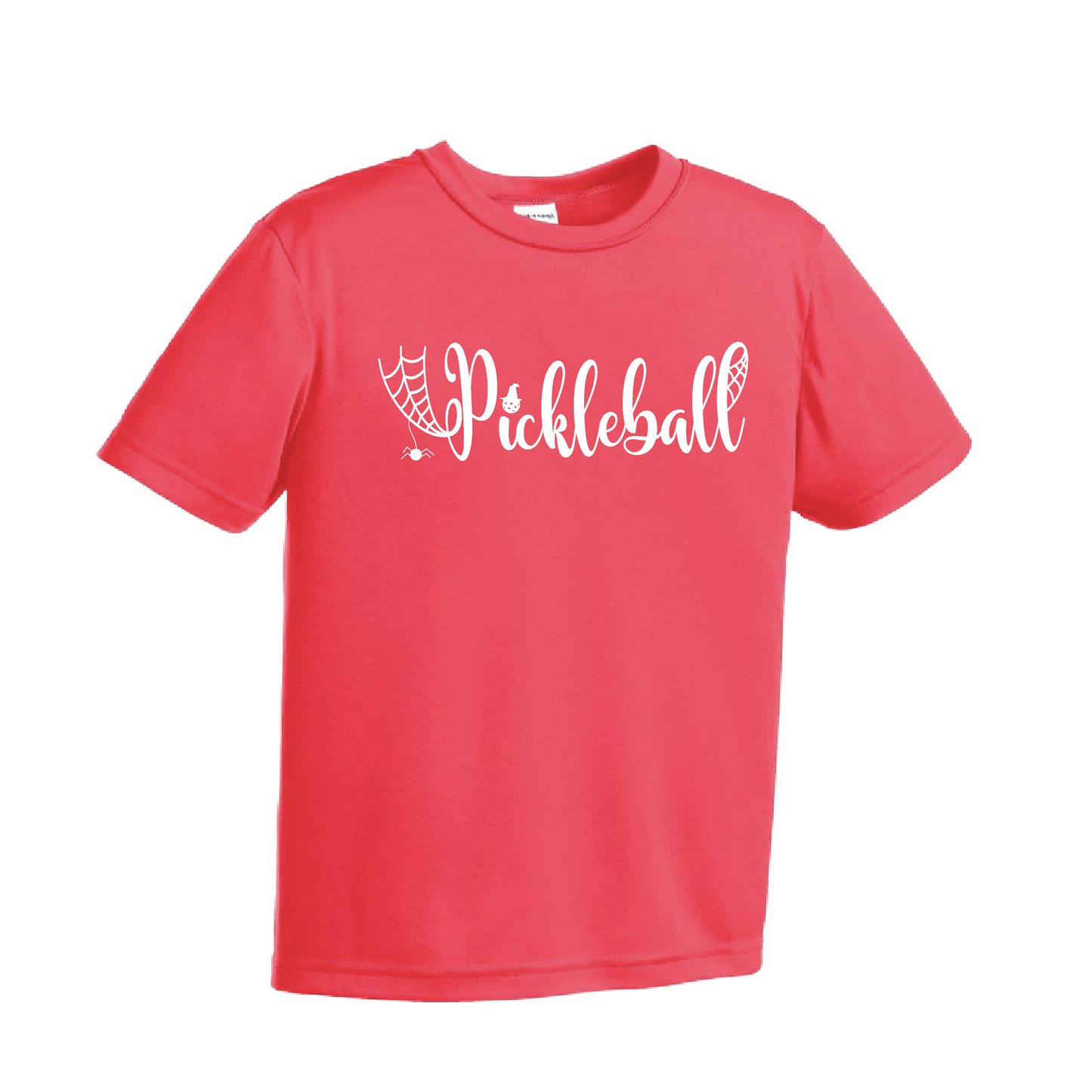 Spider Pickleball | Youth Short Sleeve Pickleball Shirts | 100% Polyester