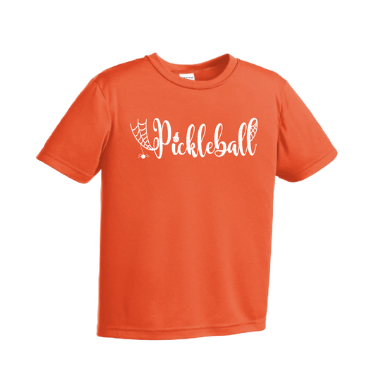 Spider Pickleball | Youth Short Sleeve Pickleball Shirts | 100% Polyester