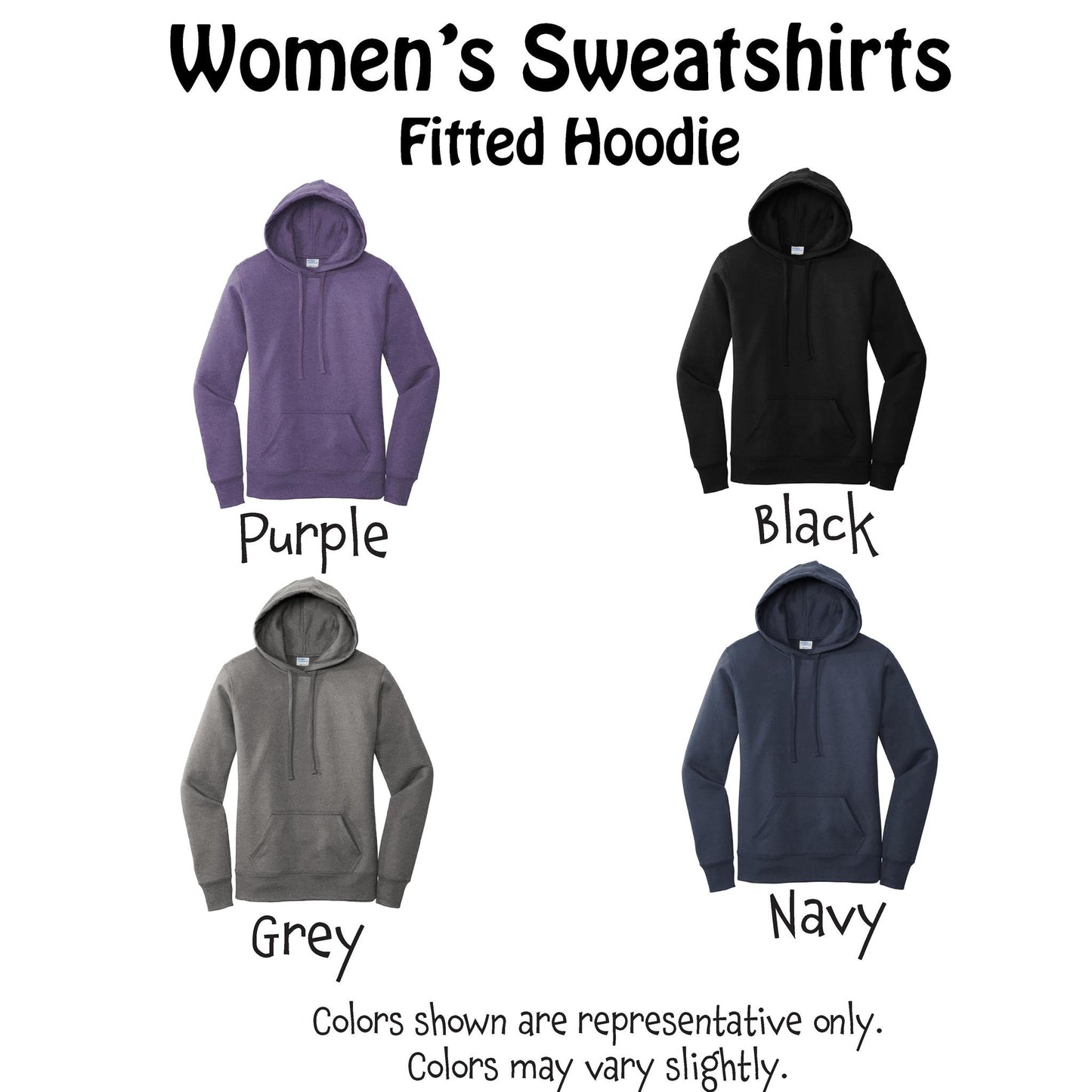 Z-FITTED | Women’s Fitted Hoodie Pickleball Sweatshirt | 50% Cotton 50% Poly Fleece