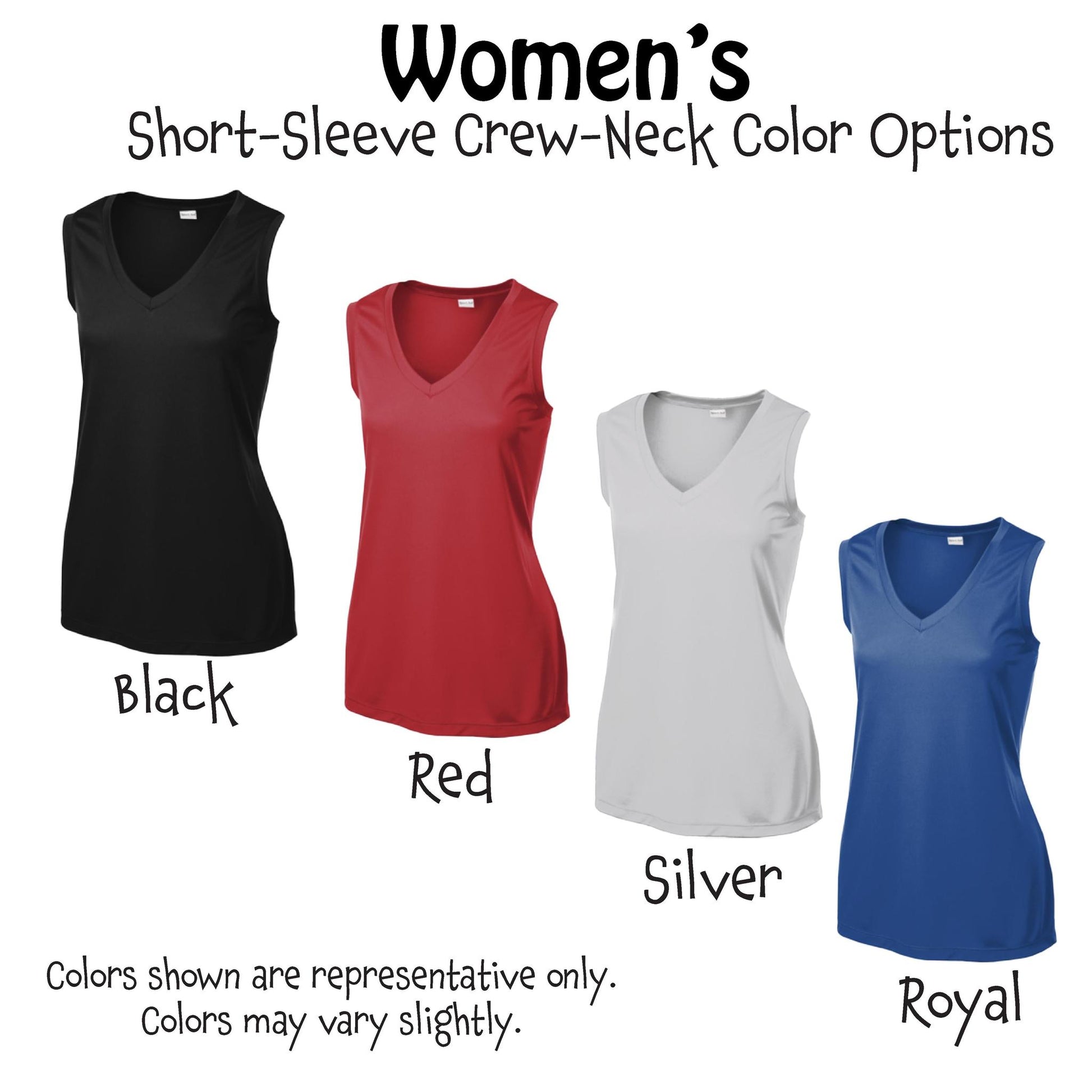 Z-WOMENS | Women’s Sleeveless Athletic Pickleball Performance T-Shirt | 100% Polyester