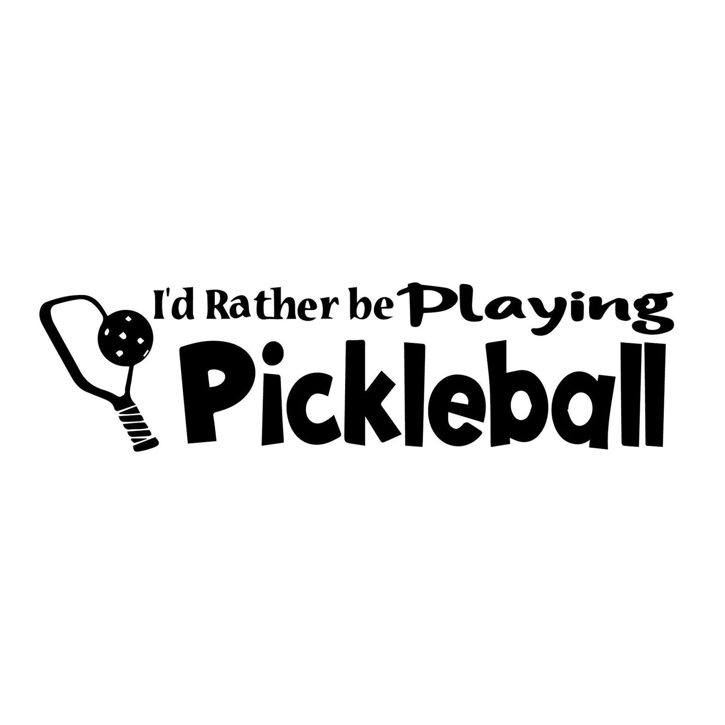ZZ-I'd Rather Be Playing Pickleball (Custom) | Pickleball Tumbler | Fun Pickleball Gifts