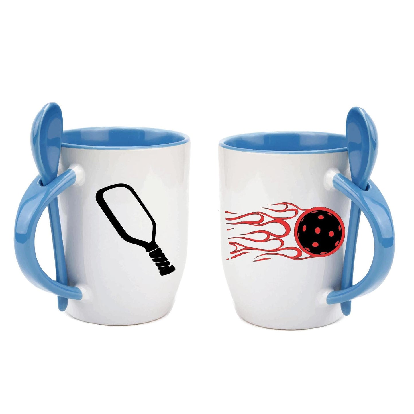 ZZ-Pickleball On Fire | Pickleball Coffee Cup | Fun Pickleball GiftsZZ-