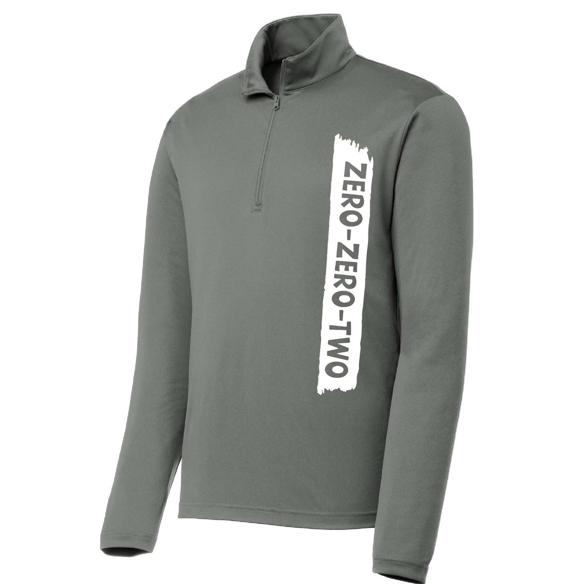 Zero Zero Two (Custom) | Men's Pickleball 1/4 Zip Long Sleeve Pullover Athletic Shirt | 100% Polyester