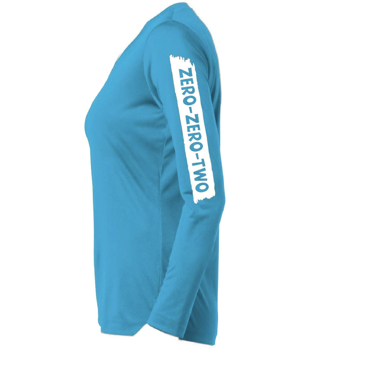 Zero Zero Two (Custom) | Women’s Pickleball Long Sleeve V-Neck Performance T-Shirt | 100% Polyester