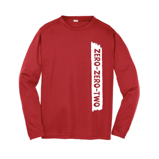 Zero Zero Two (Custom) | Youth Pickleball Long Sleeve Performance T-Shirt | 100% Polyester