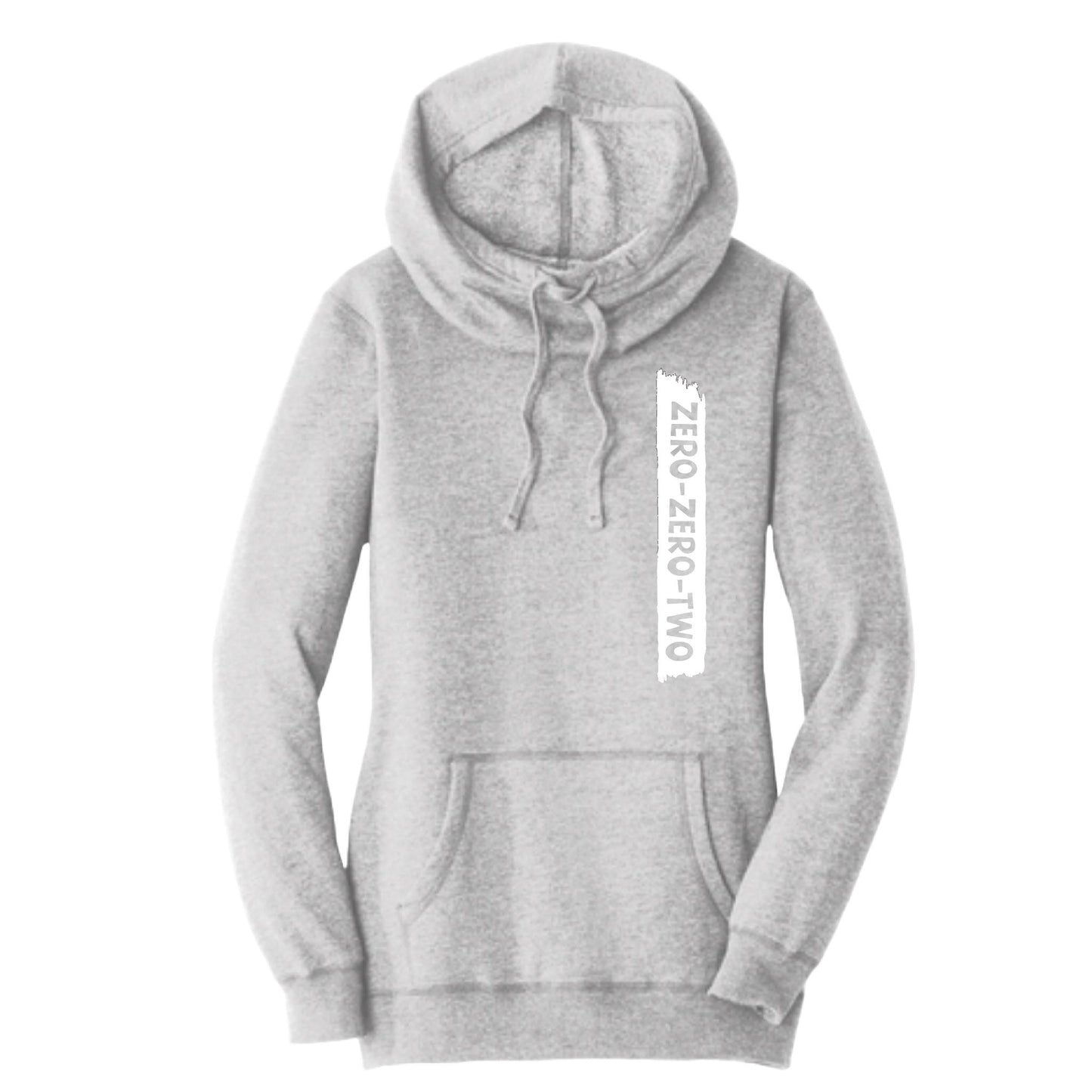 Zero Zero Two (Customizable) | Women’s Cowl-Neck Hoodie Pickleball Sweatshirt | 55% Cotton 45% Poly Fleece