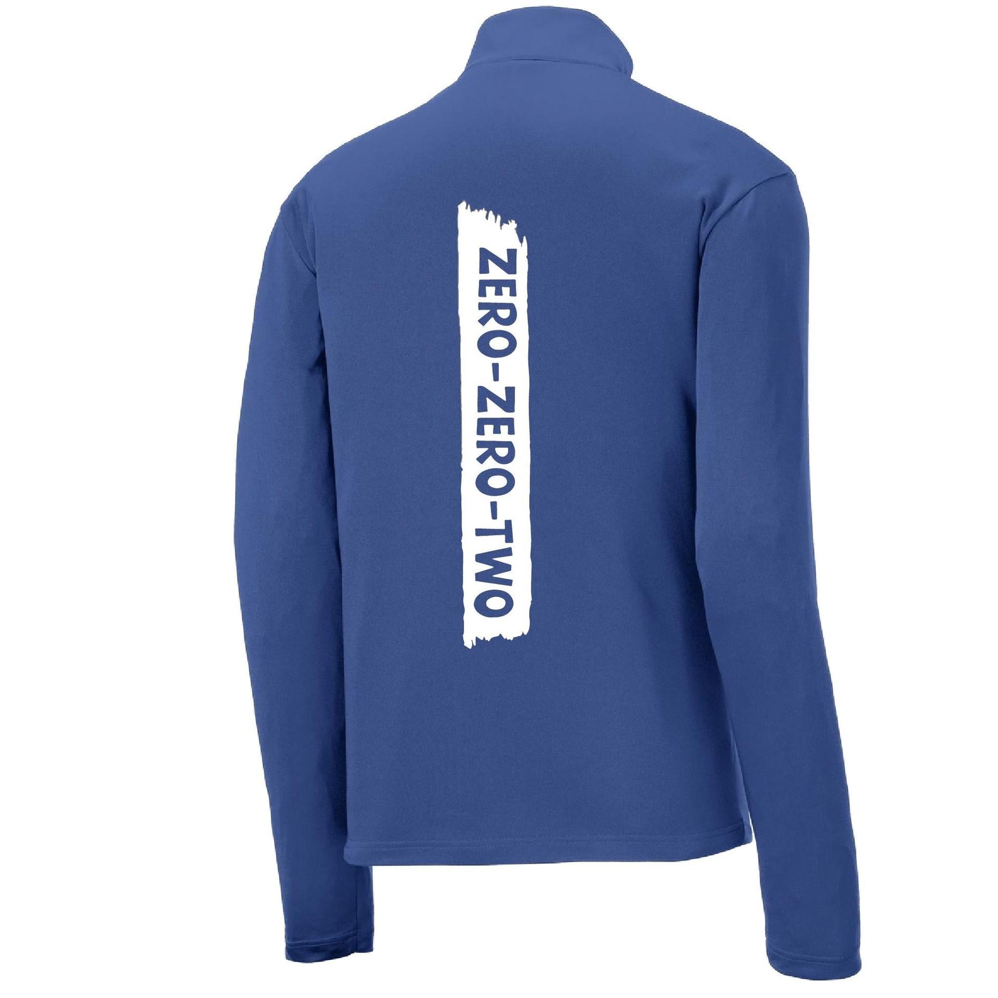Zero Zero Two With Pickleballs (Customizable) | Men's 1/4 Zip Long Sleeve Pullover Athletic Shirt | 100% Polyester