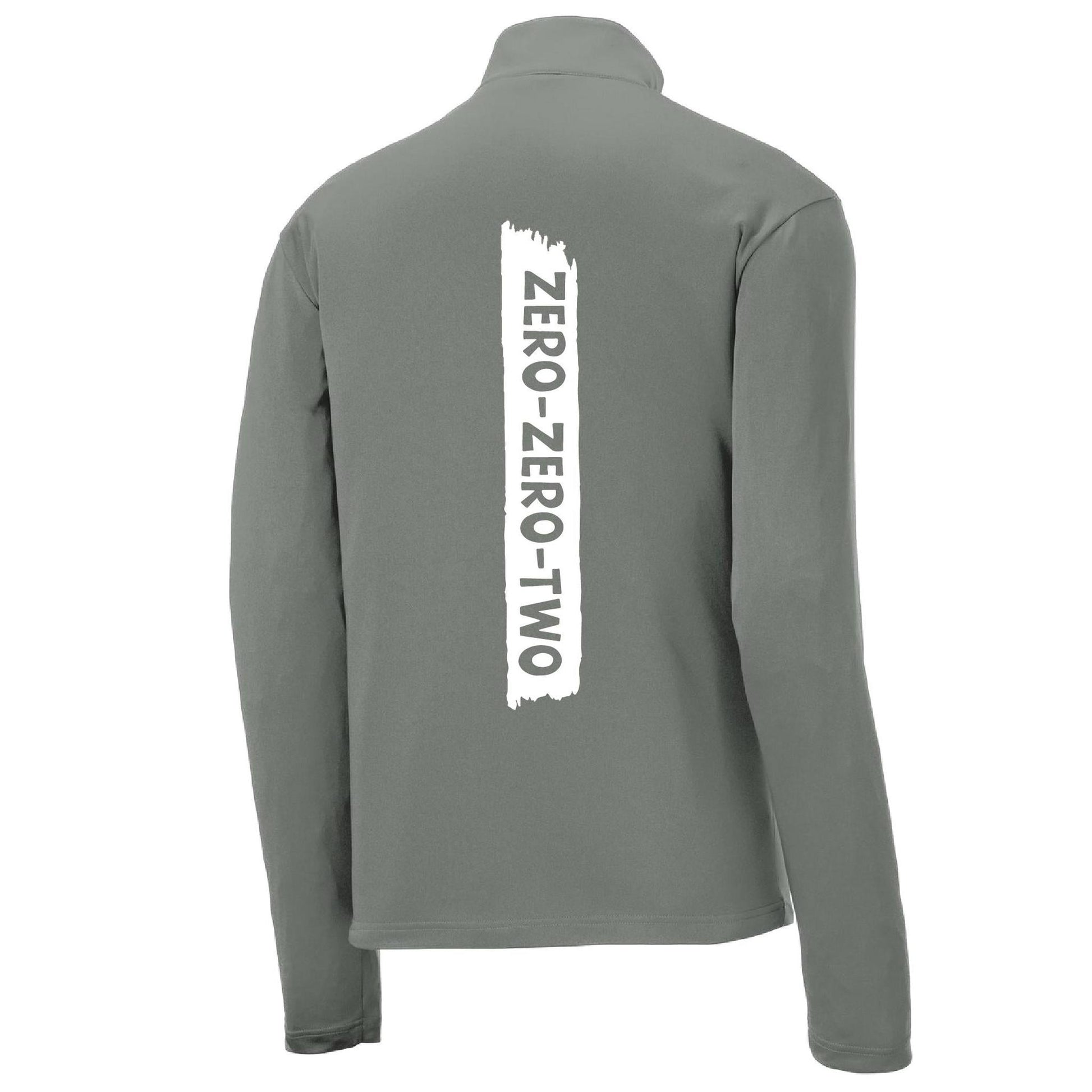 Zero Zero Two With Pickleballs (Customizable) | Men's 1/4 Zip Long Sleeve Pullover Athletic Shirt | 100% Polyester
