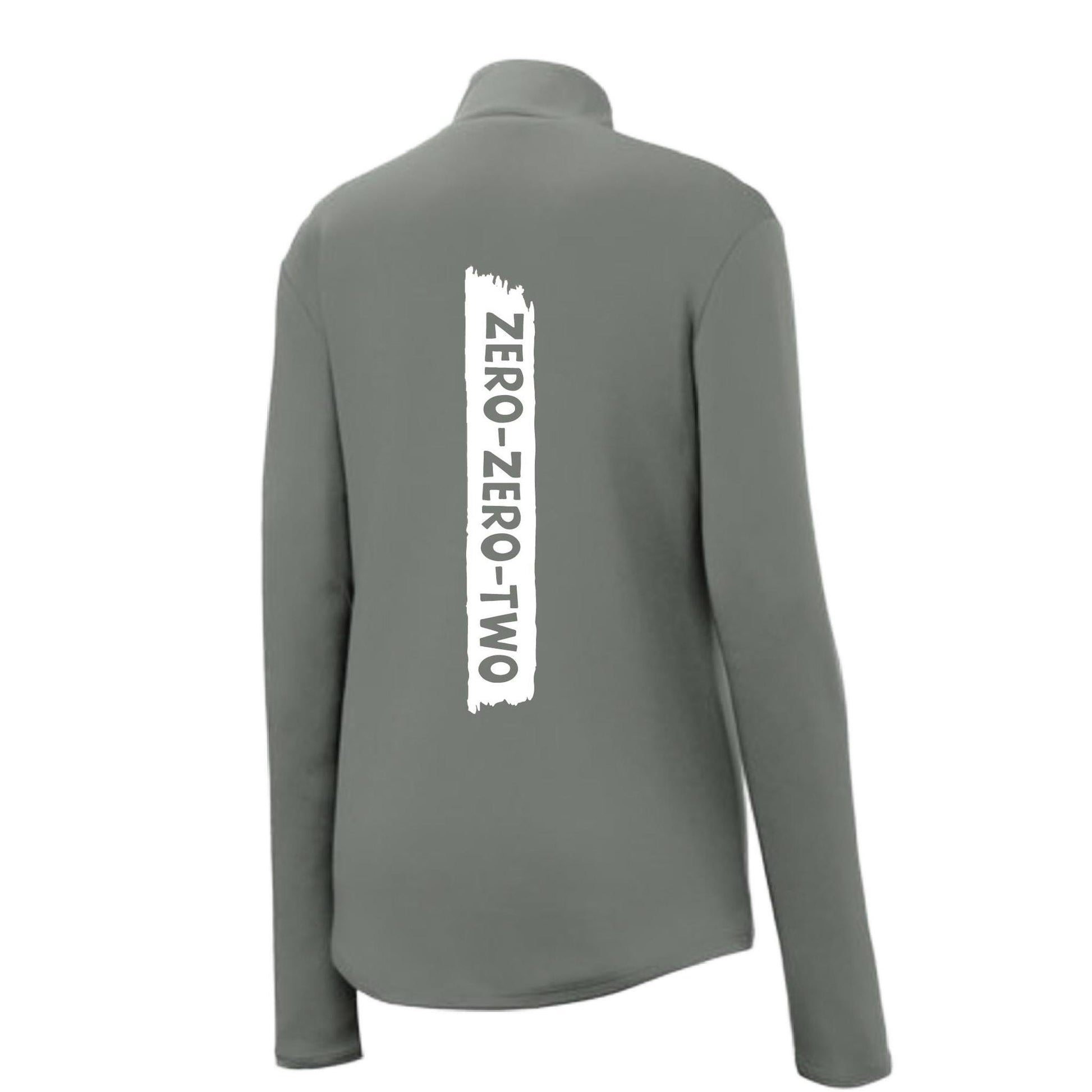 Zero Zero Two With Pickleballs (Customizable) | Women's 1/4 Zip Pullover Performance Shirt | 100% Polyester