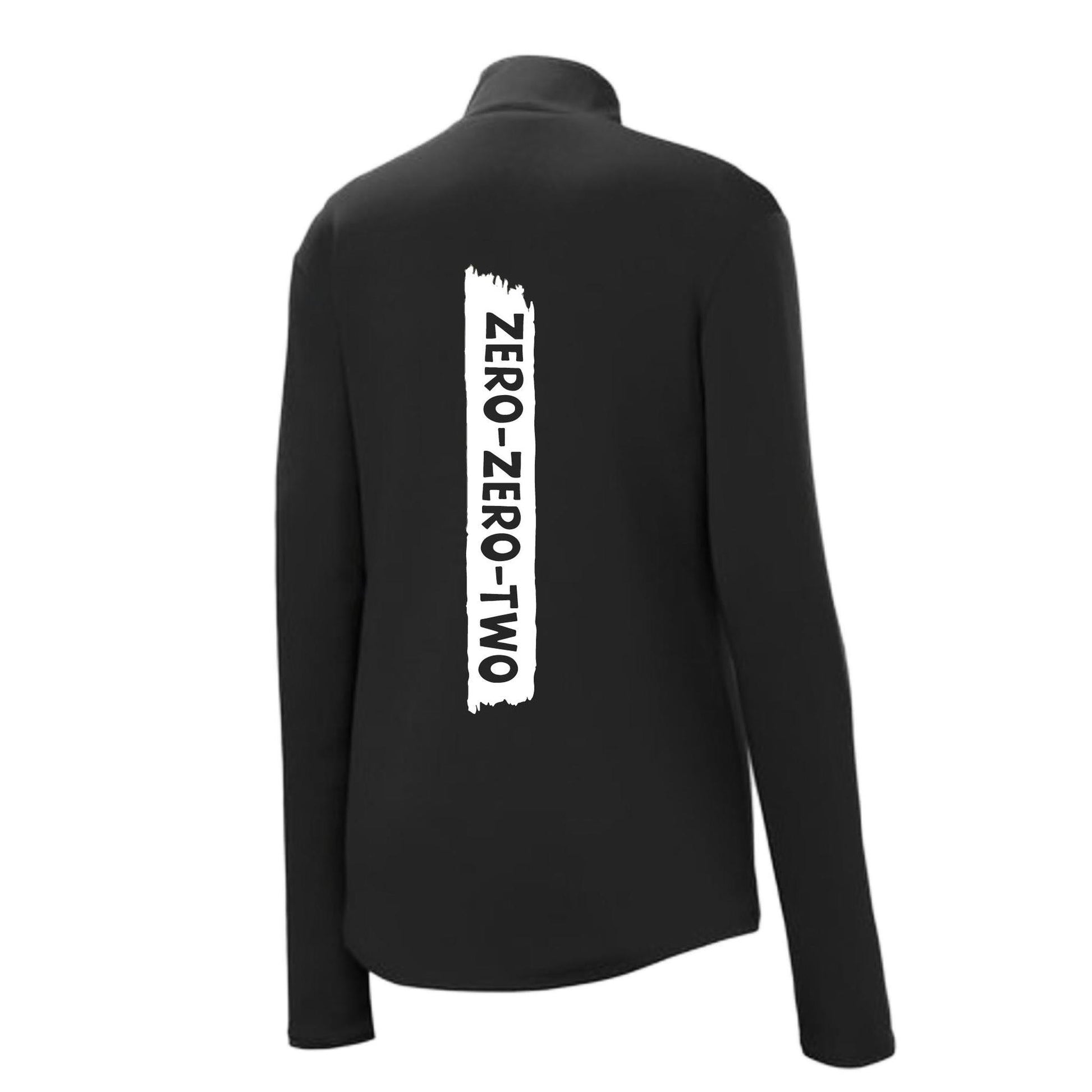 Zero Zero Two With Pickleballs (Customizable) | Women's 1/4 Zip Pullover Performance Shirt | 100% Polyester