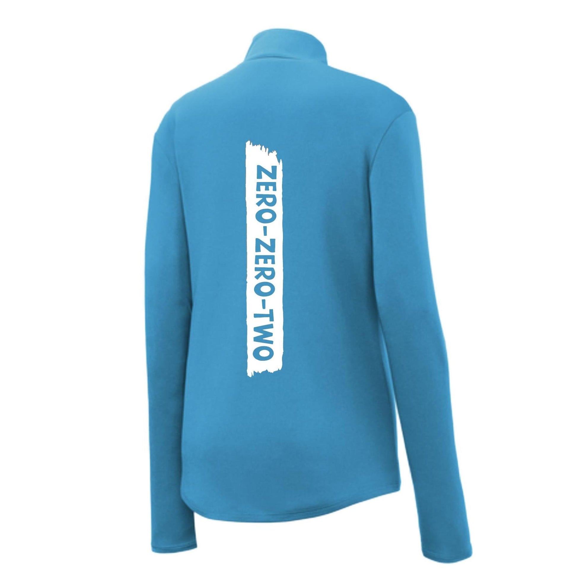 Zero Zero Two With Pickleballs (Customizable) | Women's 1/4 Zip Pullover Performance Shirt | 100% Polyester