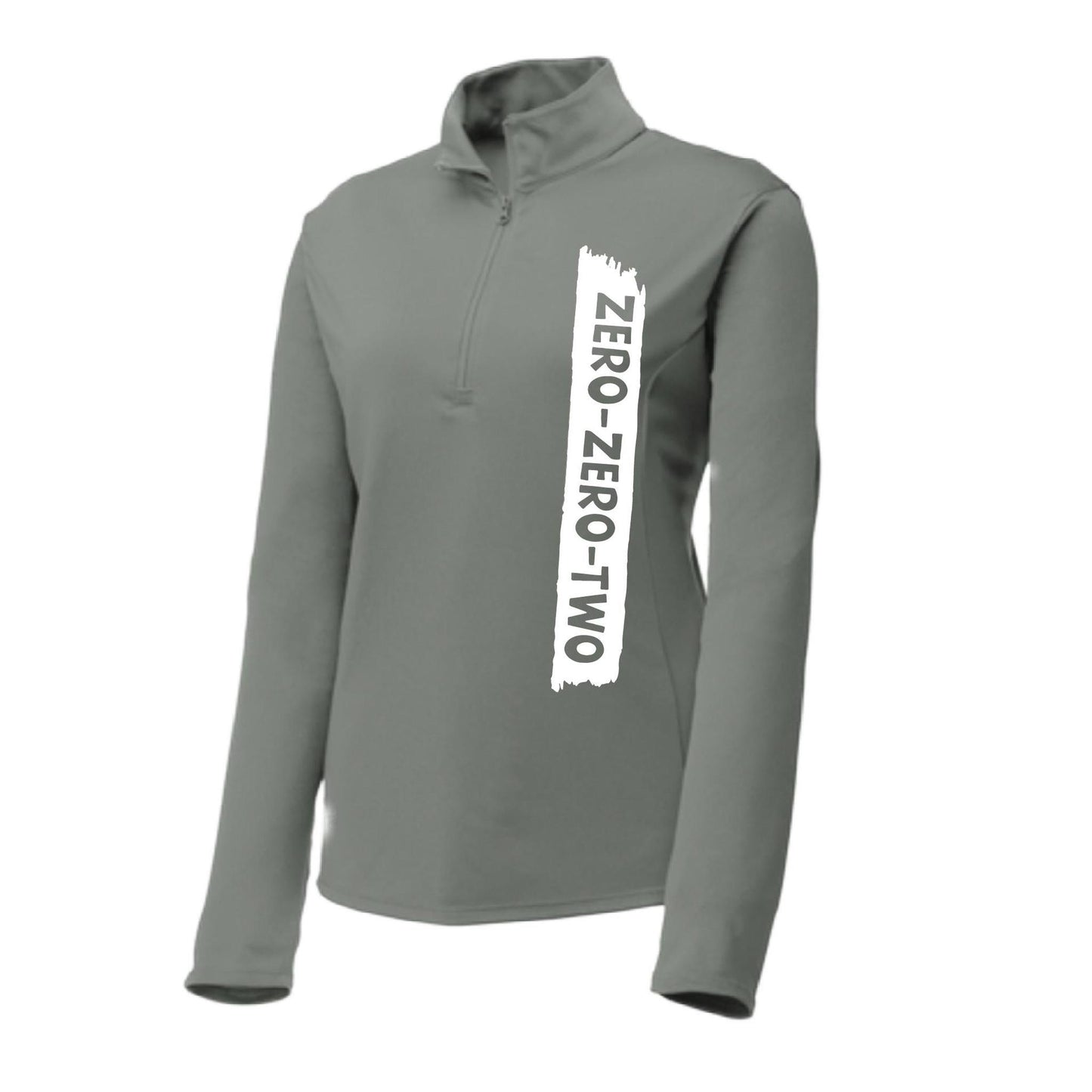 Zero Zero Two With Pickleballs (Customizable) | Women's 1/4 Zip Pullover Performance Shirt | 100% Polyester