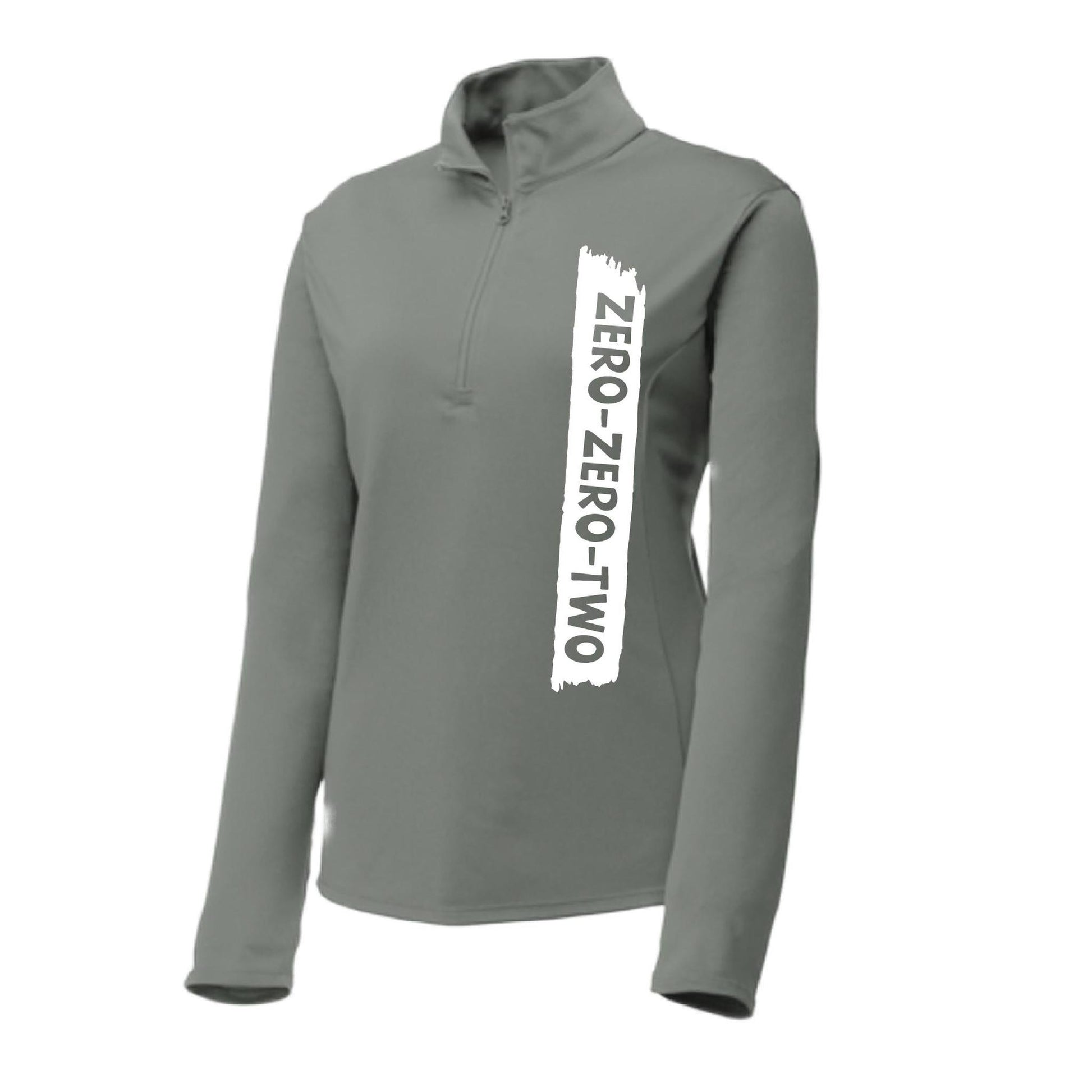 Zero Zero Two With Pickleballs (Customizable) | Women's 1/4 Zip Pullover Performance Shirt | 100% Polyester