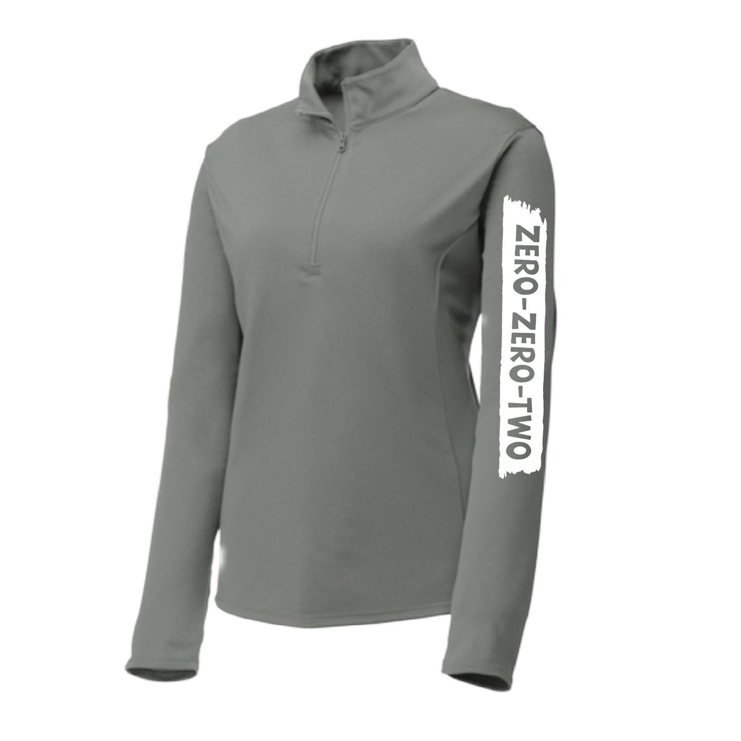 Zero Zero Two With Pickleballs (Customizable) | Women's 1/4 Zip Pullover Performance Shirt | 100% Polyester