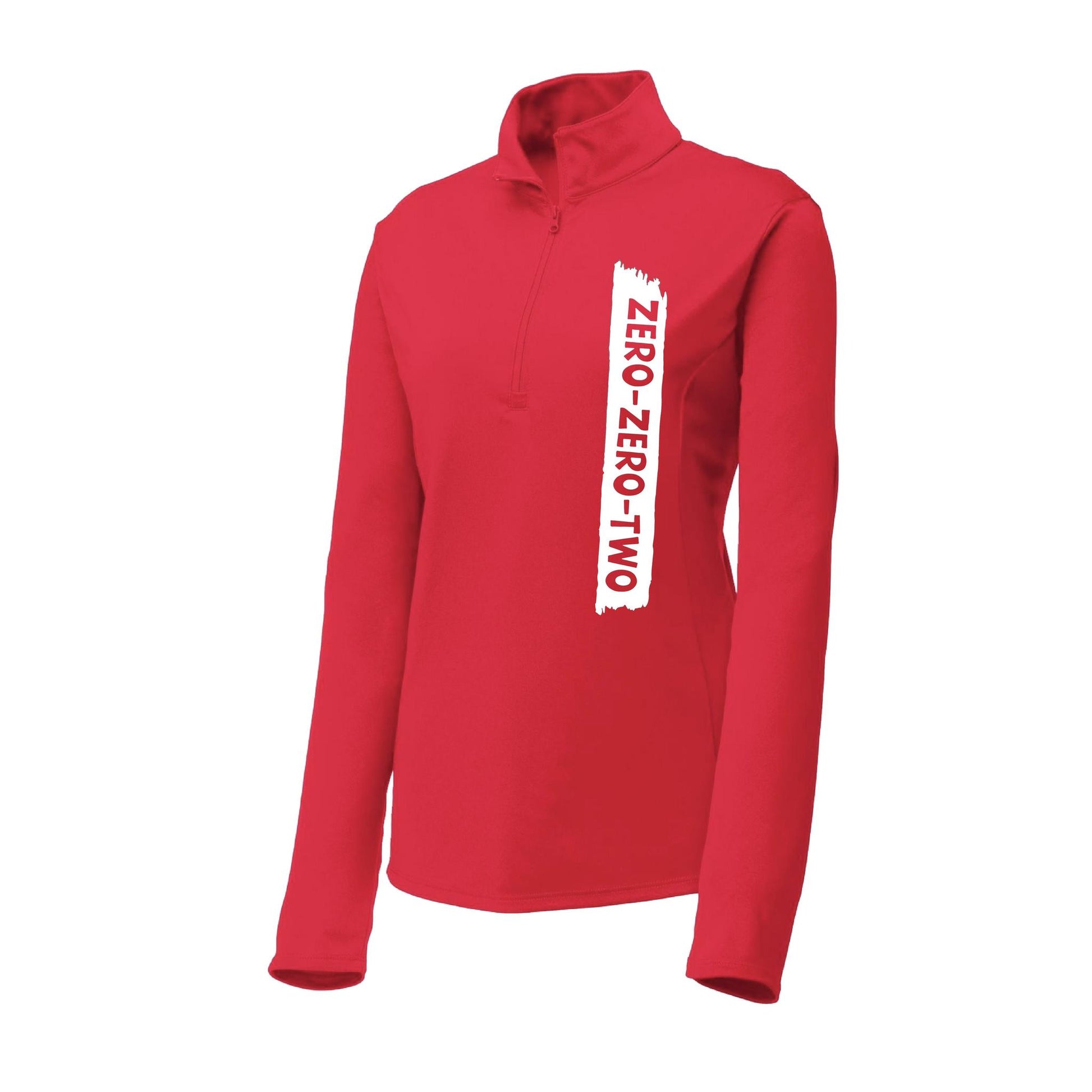 Zero Zero Two With Pickleballs (Customizable) | Women's 1/4 Zip Pullover Performance Shirt | 100% Polyester