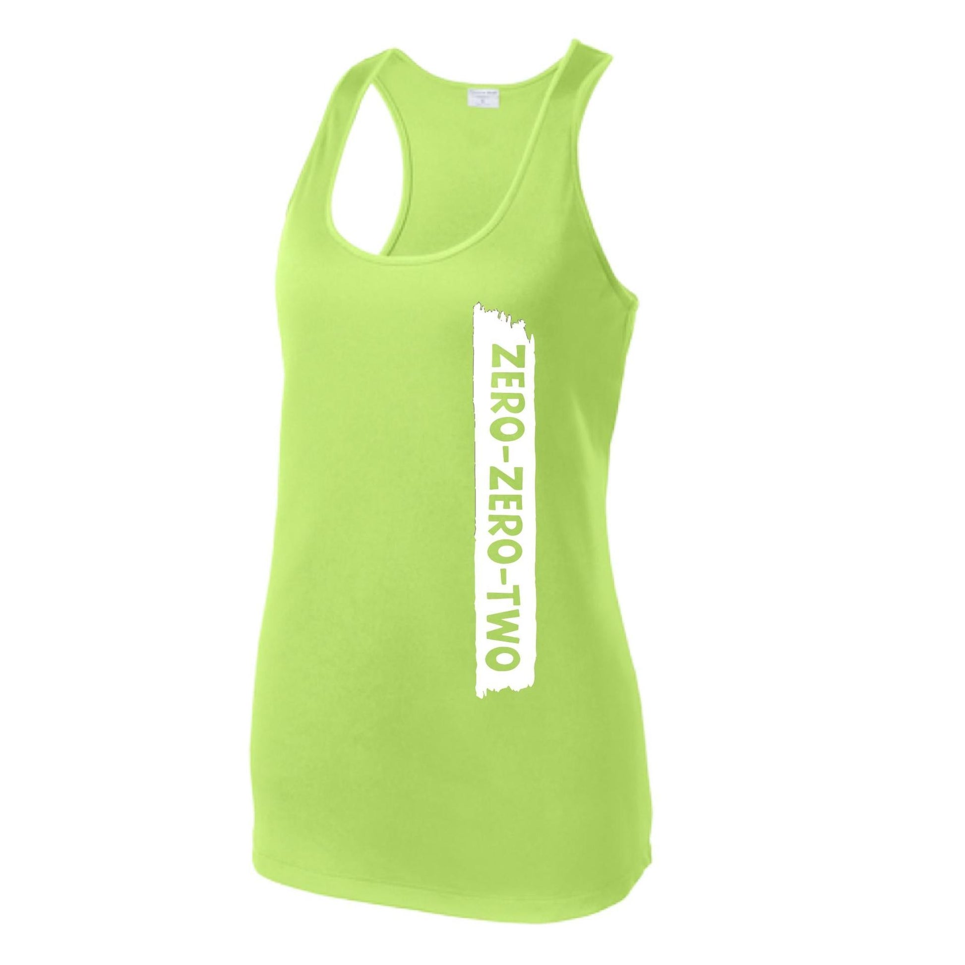 Zero Zero Two With Pickleballs (Customizable) | Women's Racerback Pickleball Tank | 100% Polyester