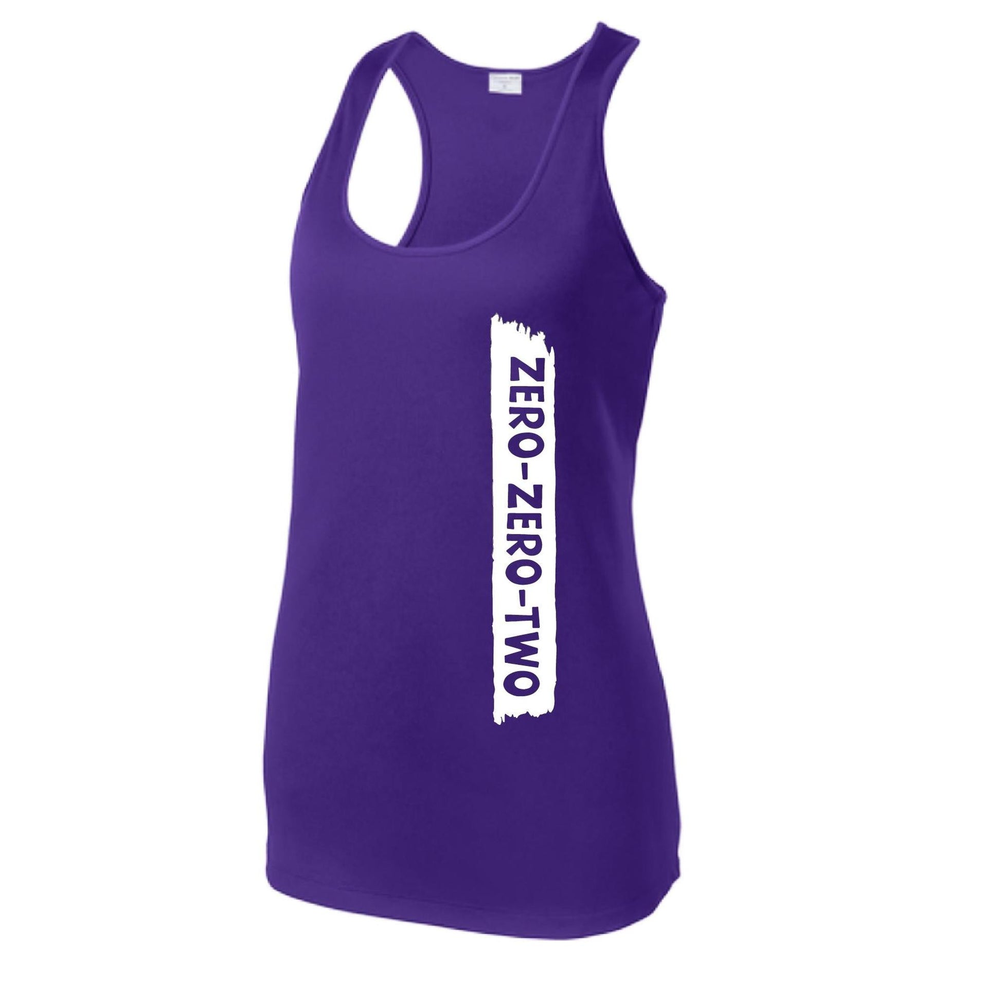 Zero Zero Two With Pickleballs (Customizable) | Women's Racerback Pickleball Tank | 100% Polyester
