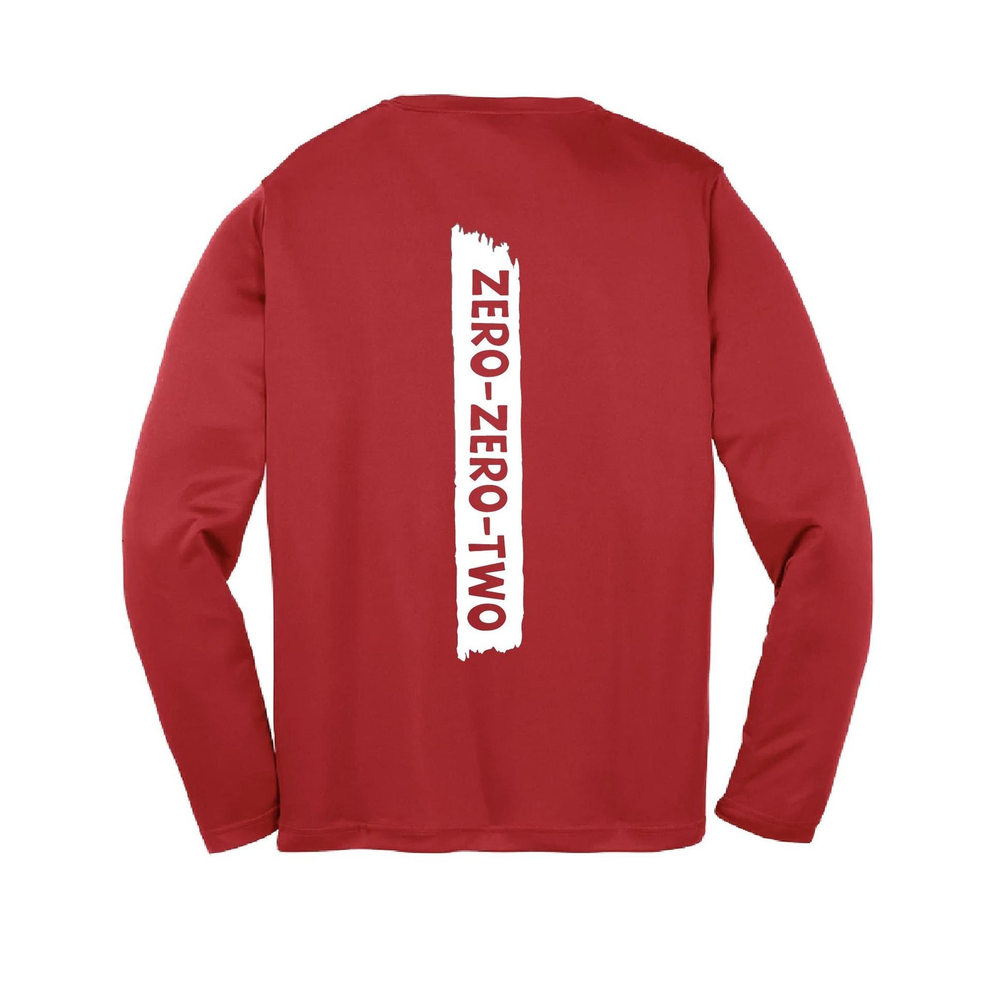 Zero Zero Two With Pickleballs (Customizable) | Youth Long Sleeve Pickleball Performance T-Shirt | 100% Polyester