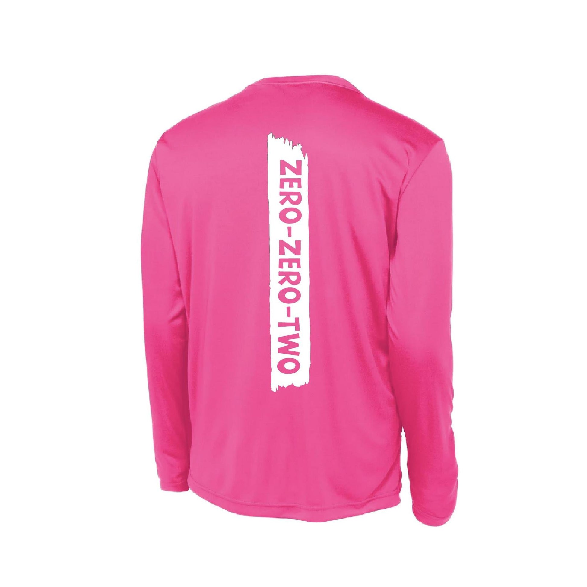 Zero Zero Two With Pickleballs (Customizable) | Youth Long Sleeve Pickleball Performance T-Shirt | 100% Polyester