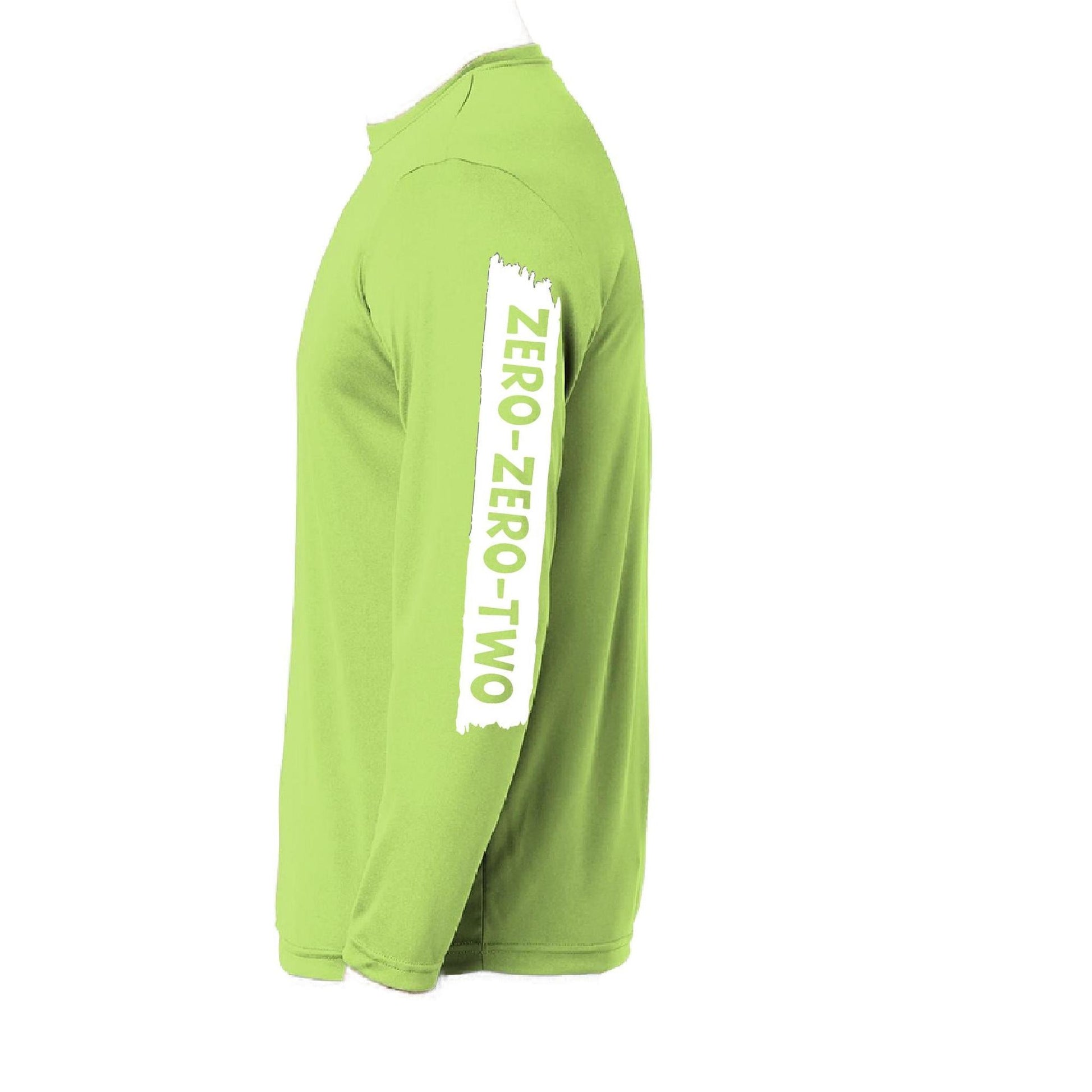 Zero Zero Two With Pickleballs (Customizable) | Youth Long Sleeve Pickleball Performance T-Shirt | 100% Polyester