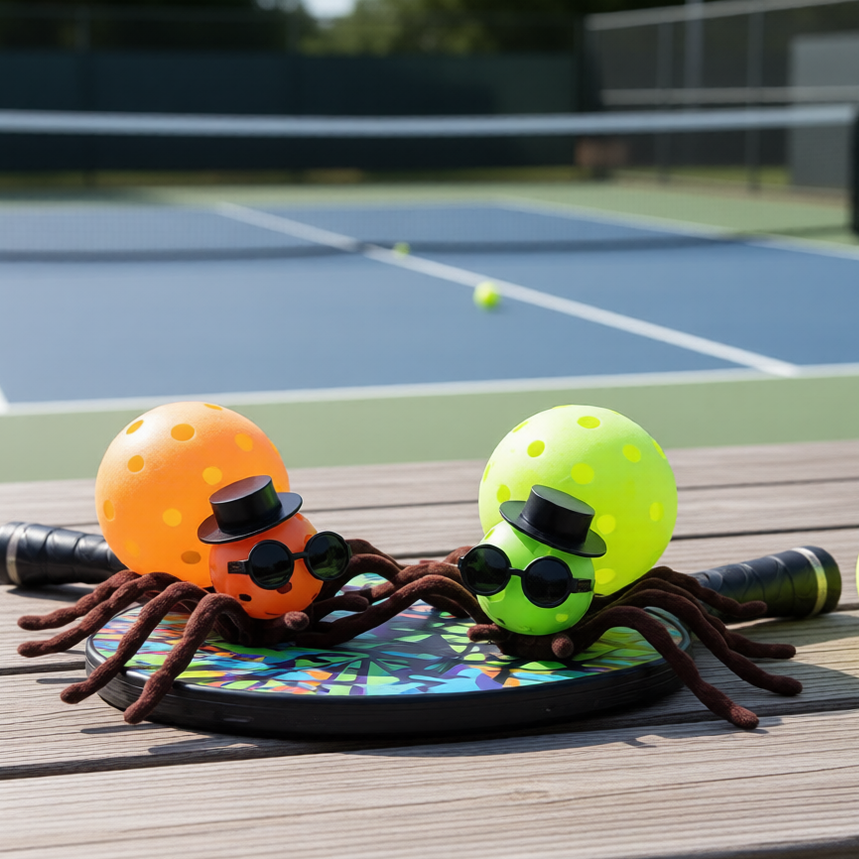 Halloween Pickleball Spider Gifts for Pickleball Lover Seasonal Pickleball Decorations