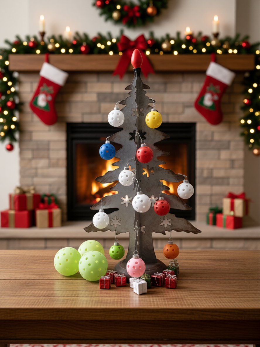 Set of 12 Mini Pickleball Christmas Ornaments Pickleball Christmas Gifts And Decor