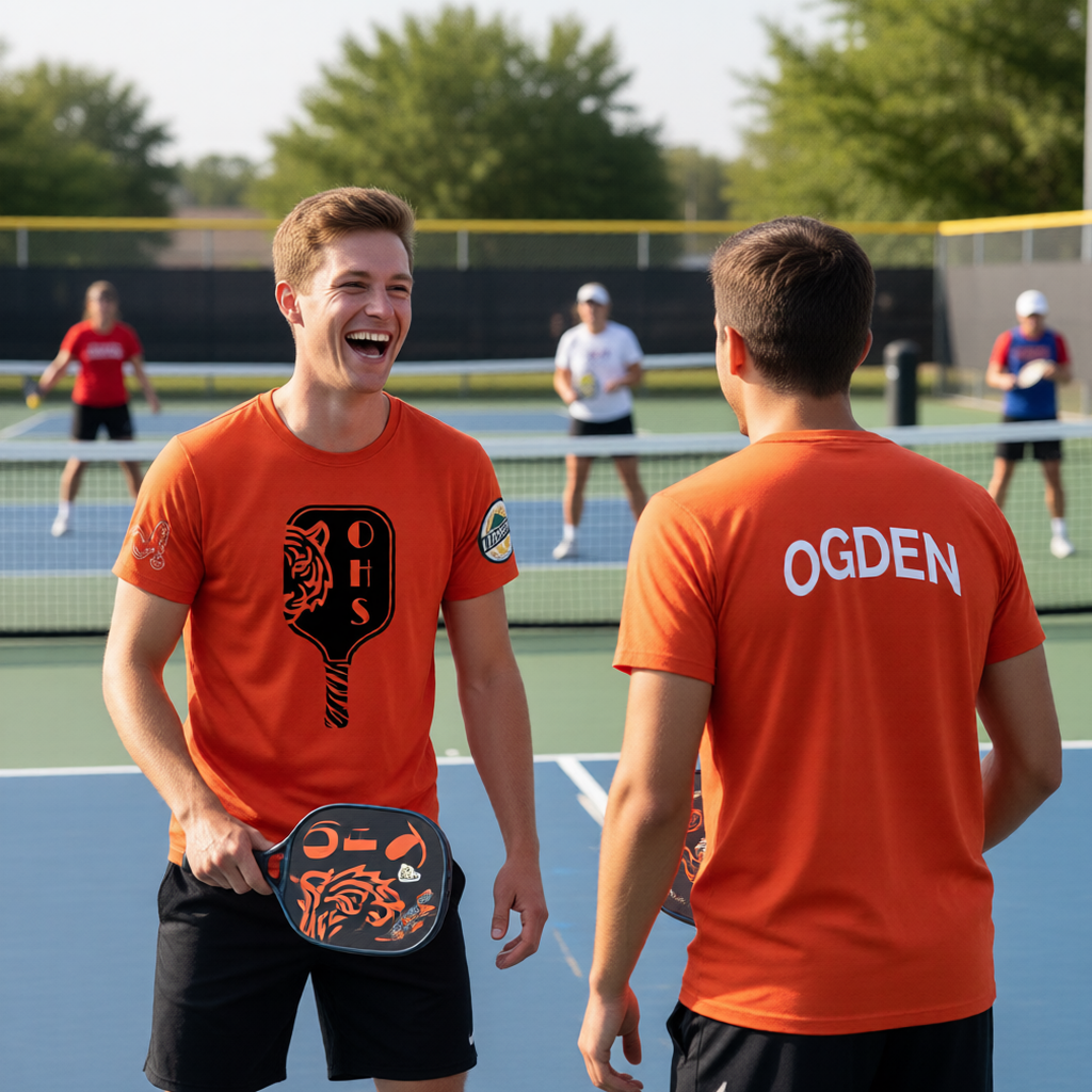 Ogden High USHPA | Men's Short Sleeve Crewneck T-Shirts | 100% Polyester