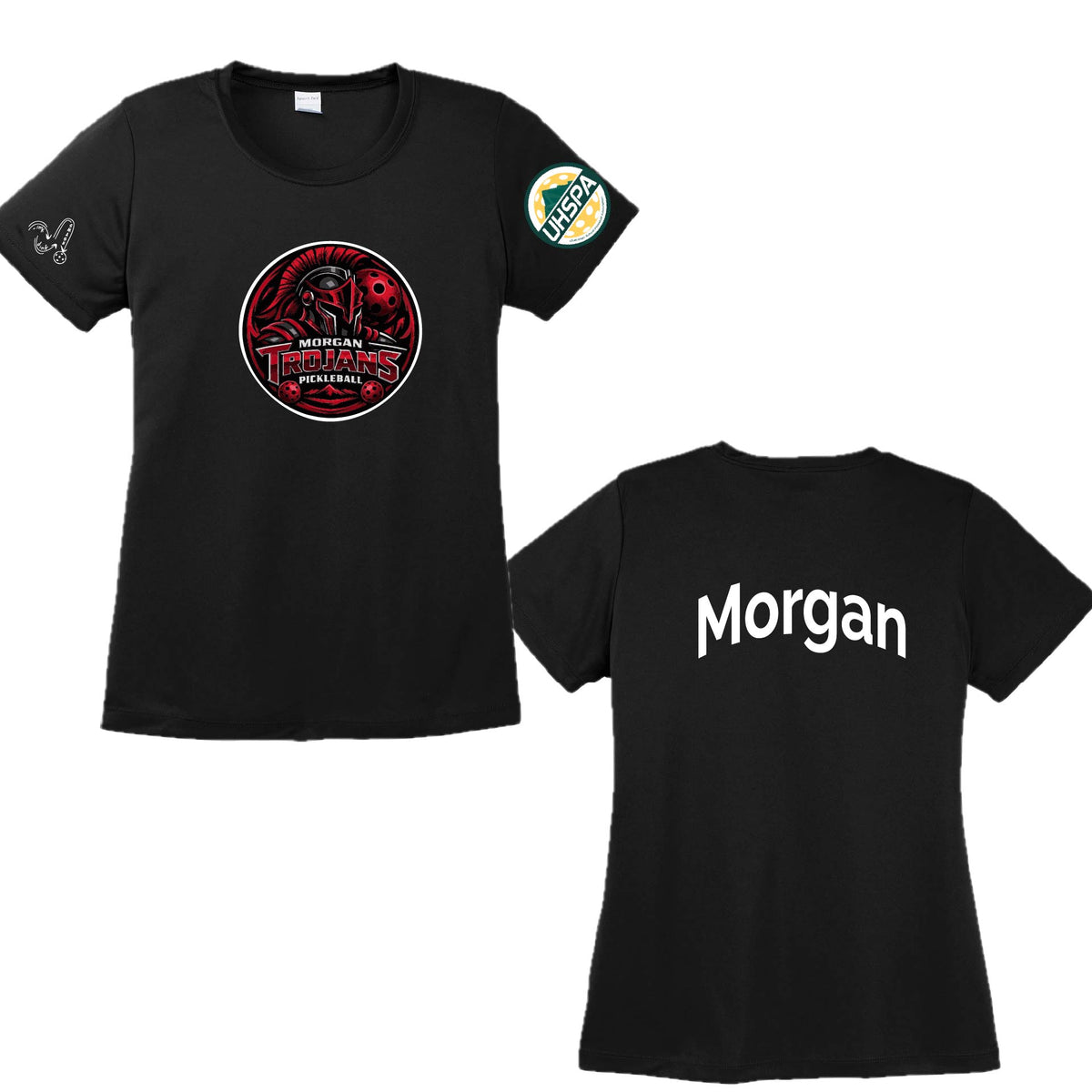 Morgan High UHSPA | Women's Short Sleeve Crewneck T-Shirts | 100% Polyester