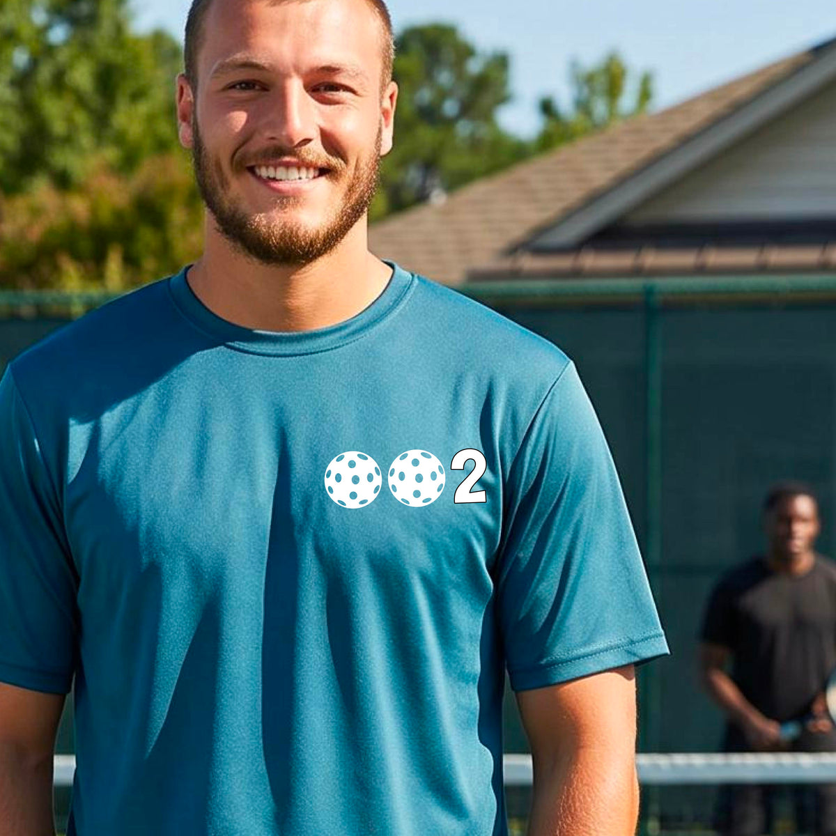 Men’s Athletic Pickleball Shirt – Lightweight Performance Top - Custom Short-Sleeve