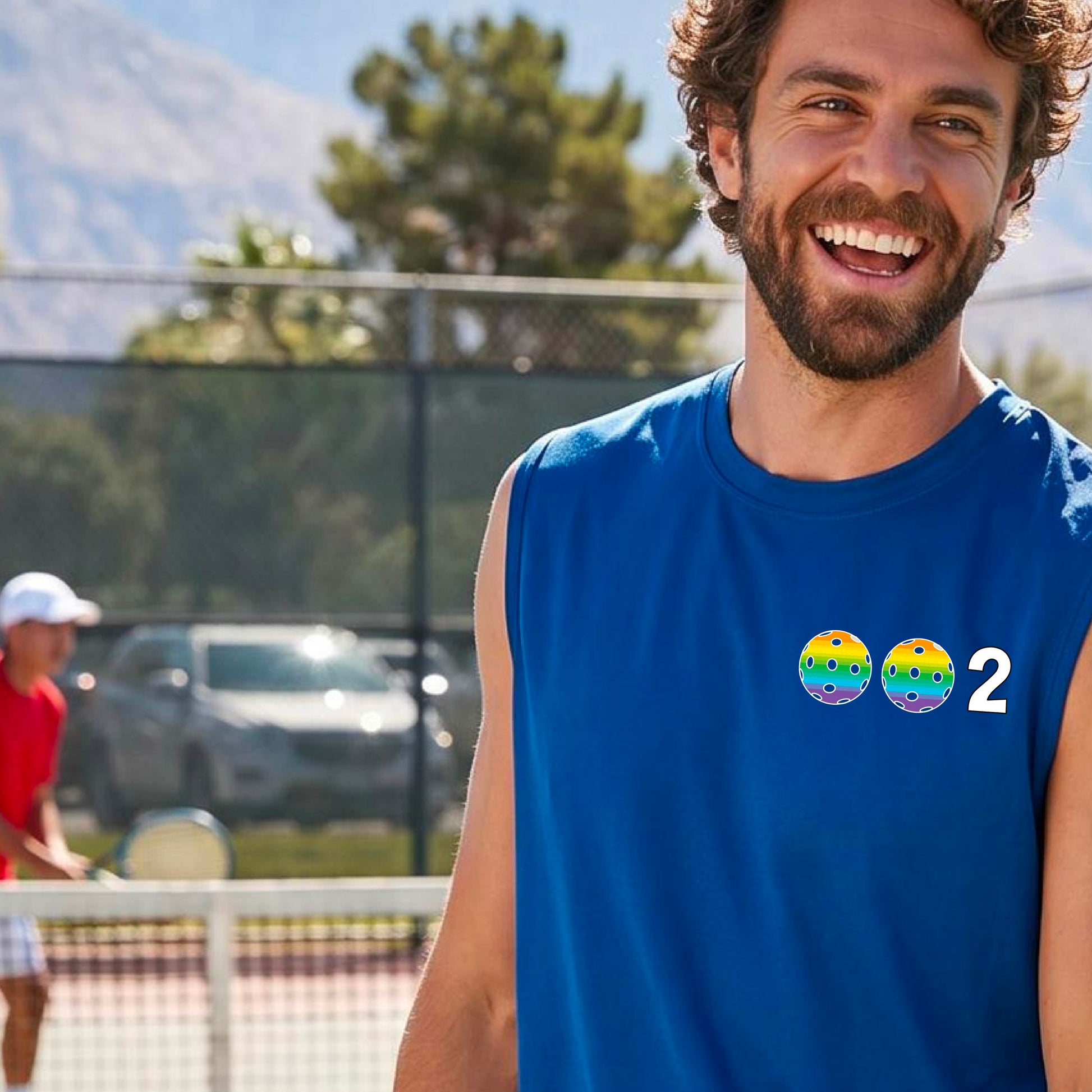 Men’s Pickleball Performance Shirt – Moisture-Wicking Athletic Top - Custom Sleeveless