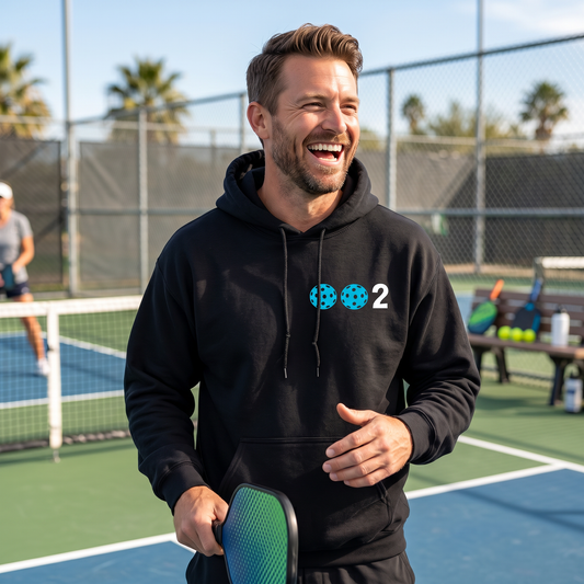 Unisex Pickleball Hoodie – Comfortable Pickleball Sweatshirt - 10 Custom Colors