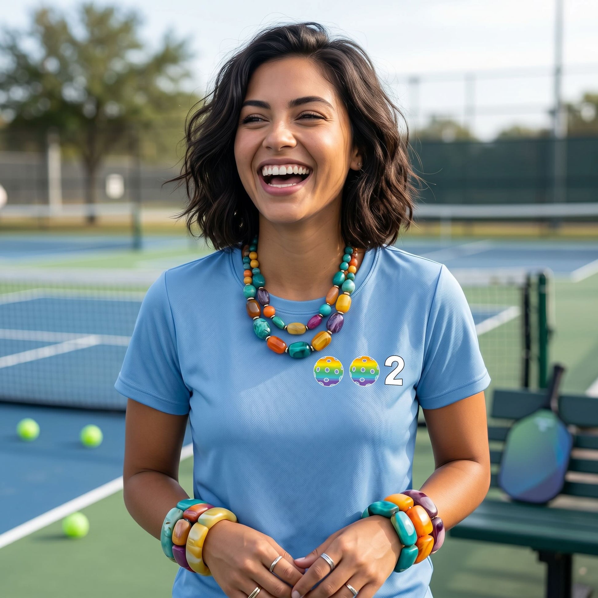 Women’s Pickleball Performance Shirt – Athletic Gift for Players - Customizable Short-Sleeve