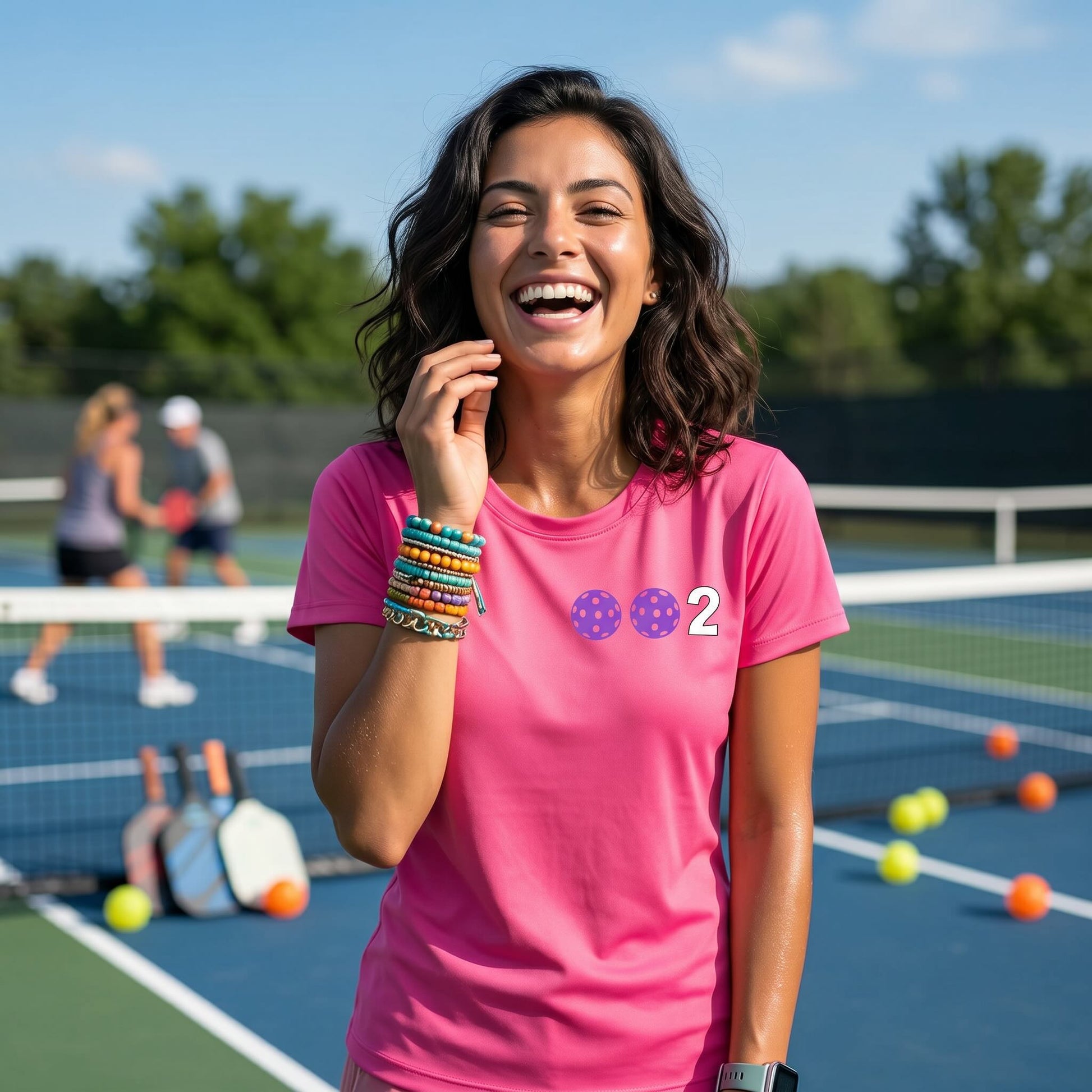 Women’s Pickleball Performance Shirt – Athletic Gift for Players - Customizable Short-Sleeve