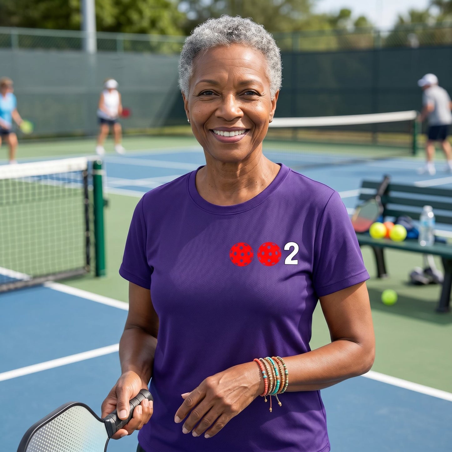 Women’s Pickleball Performance Shirt – Athletic Gift for Players - Customizable Short-Sleeve