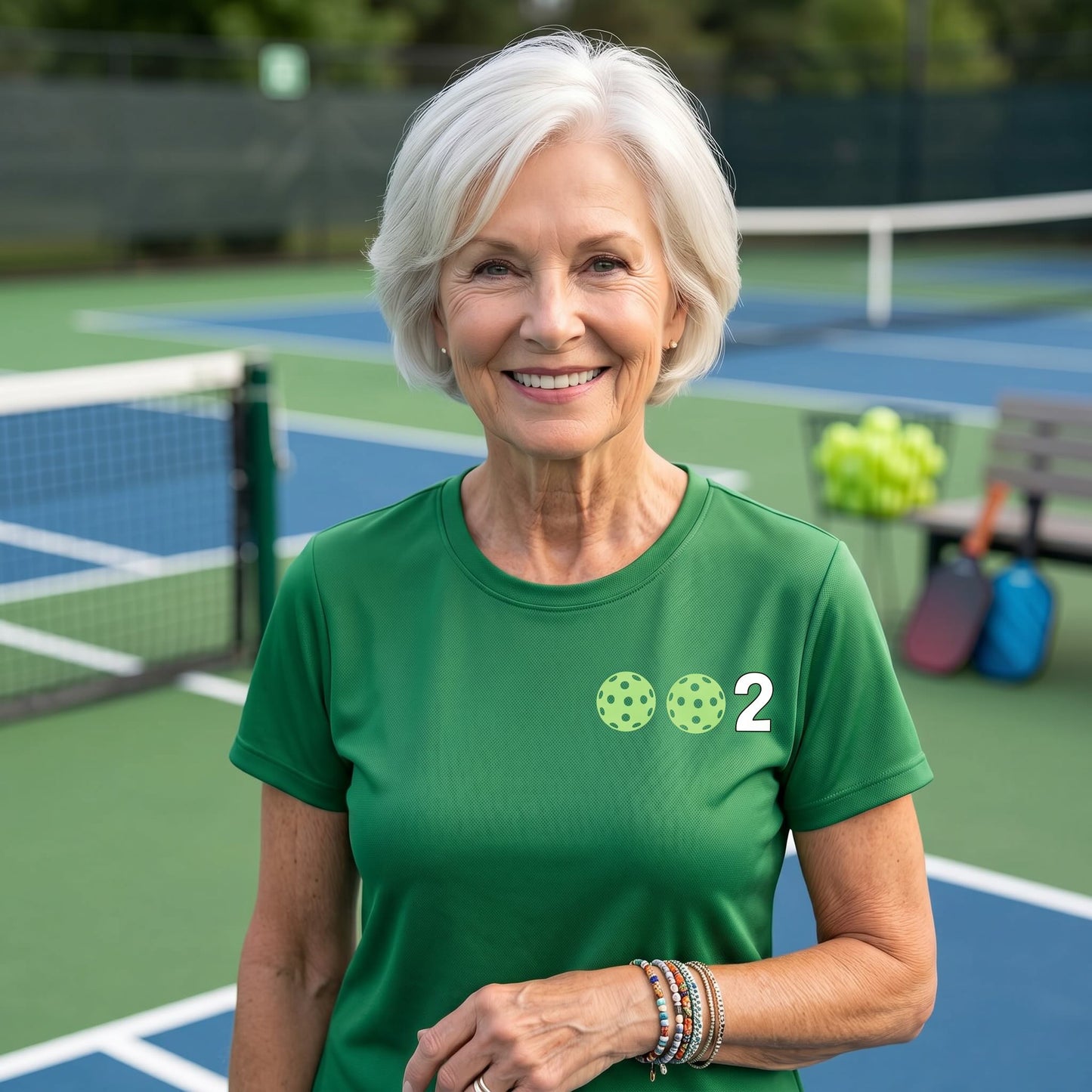 Women’s Pickleball Performance Shirt – Athletic Gift for Players - Customizable Short-Sleeve