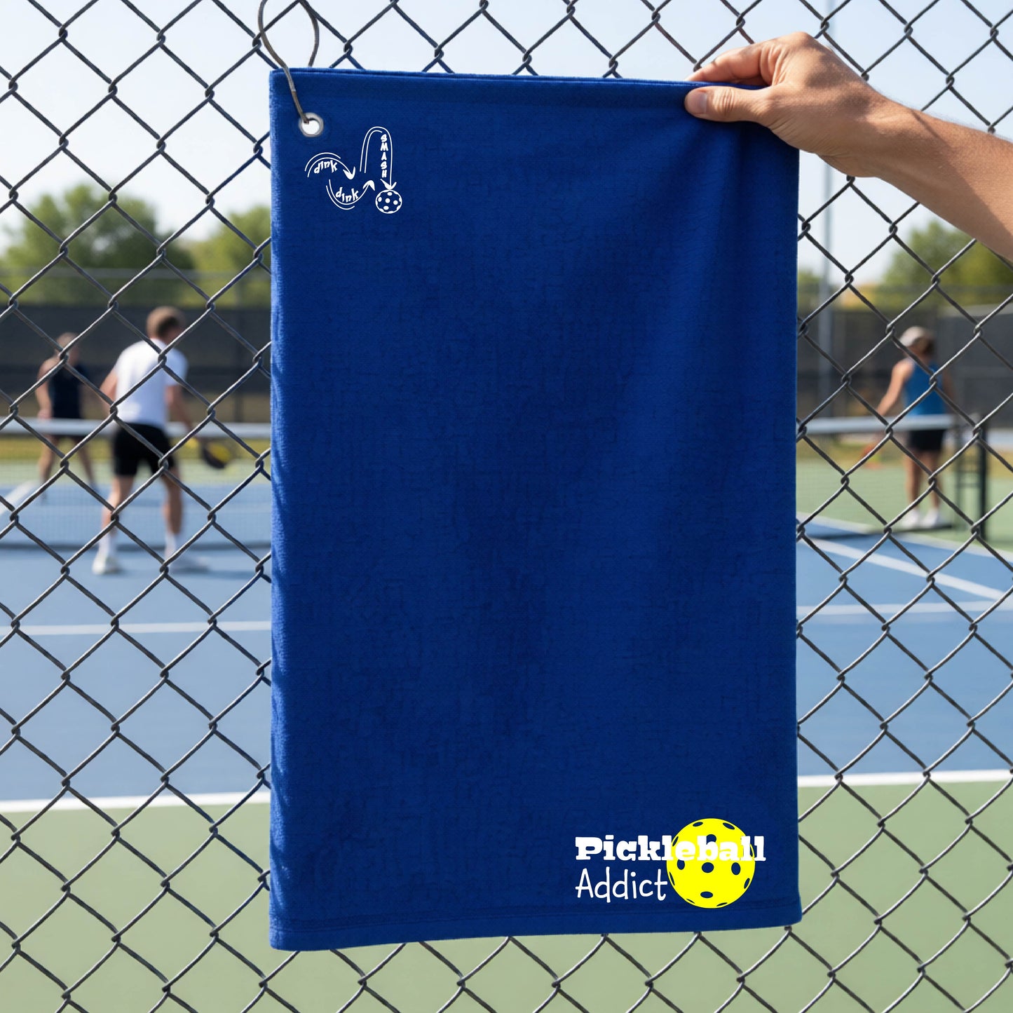 Pickleball Grommet Towel – Hanging Court Towel for Players