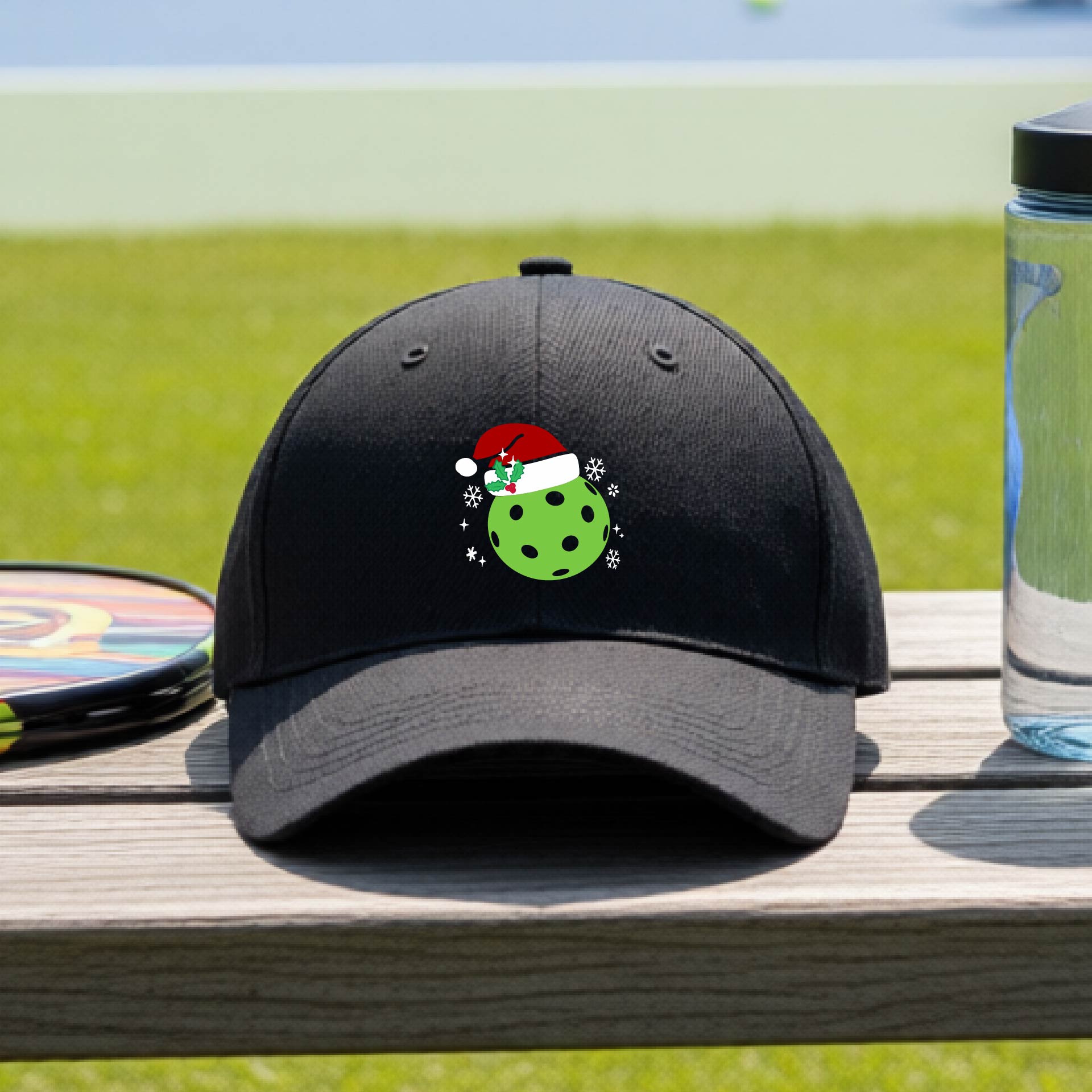 Christmas Pickleball Hat – Festive Holiday Pickleball Cap & Christmas Gift for Players