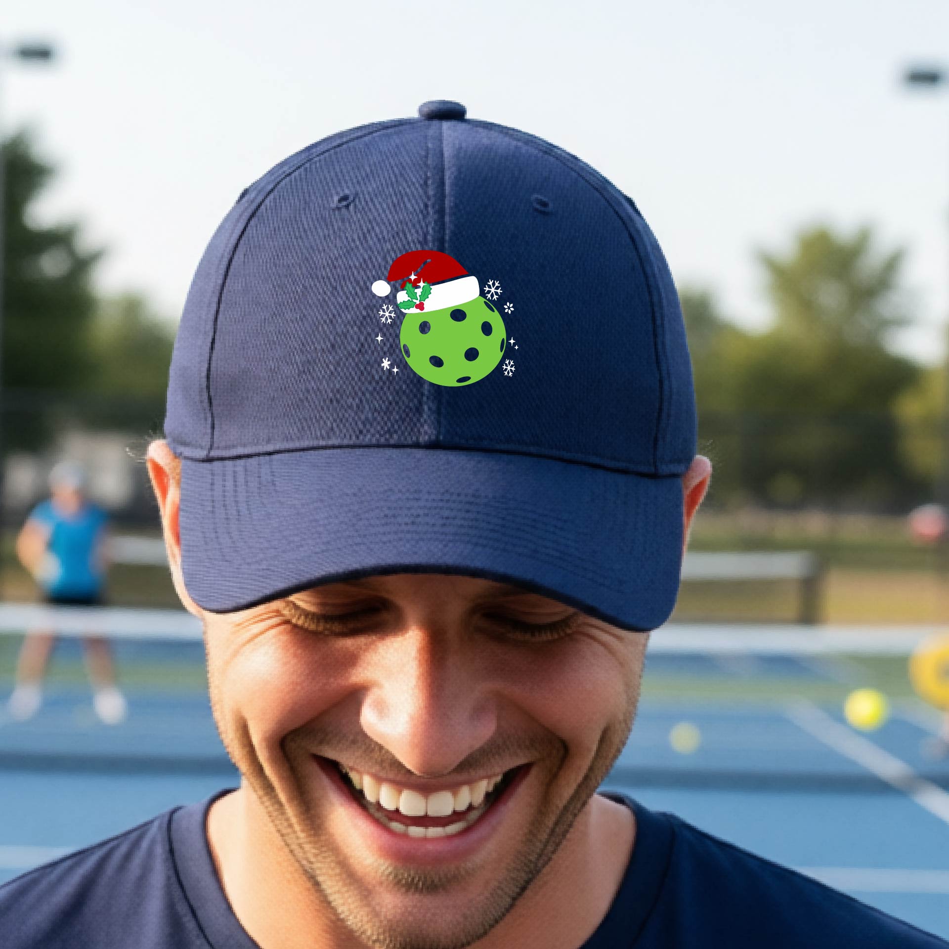 Christmas Pickleball Hat – Festive Holiday Pickleball Cap & Christmas Gift for Players