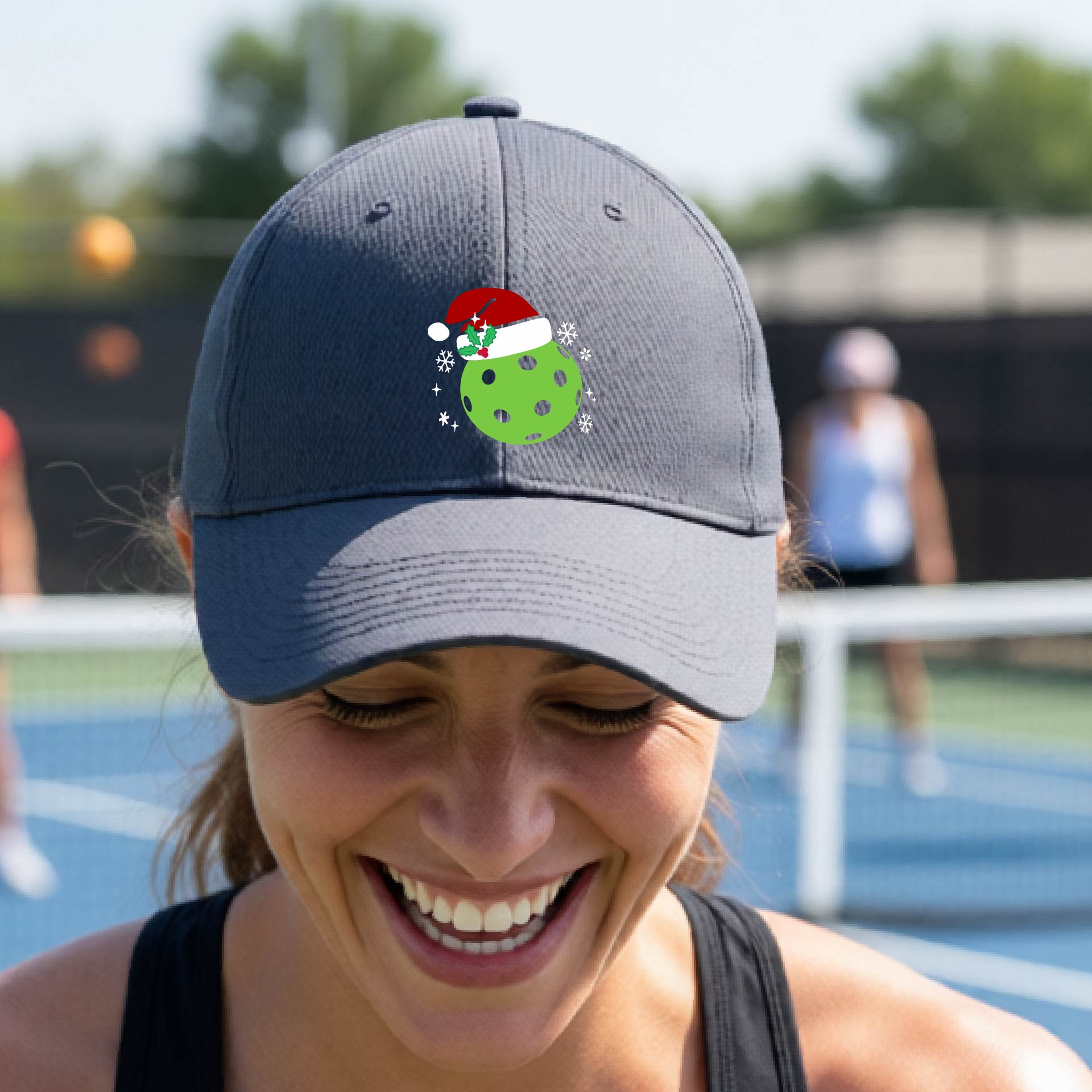 Christmas Pickleball Hat – Festive Holiday Pickleball Cap & Christmas Gift for Players