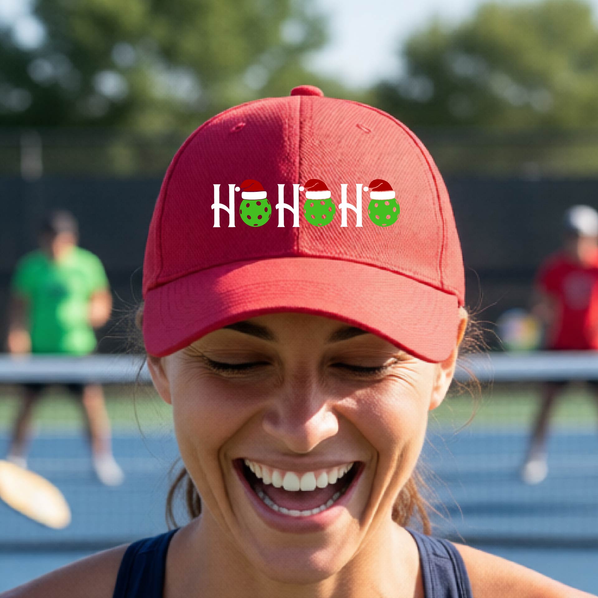 Christmas Pickleball Cap – Holiday Pickleball Hat & Festive Gift for Pickleball Players