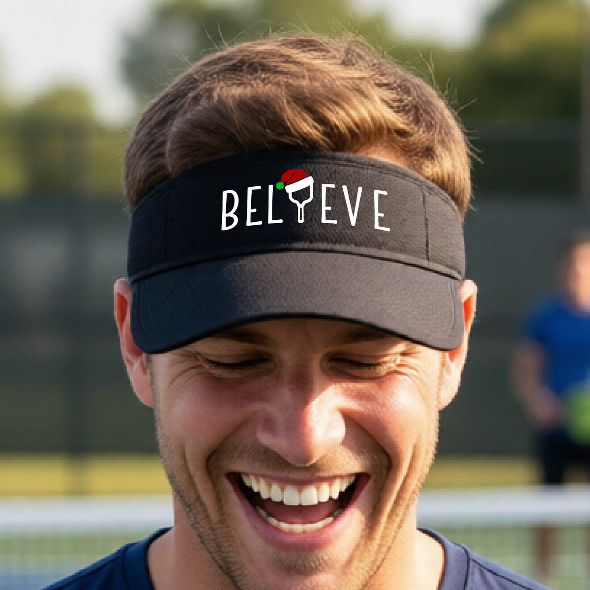 Christmas Pickleball Sports Visor – Holiday Pickleball Visor & Festive Player Gift