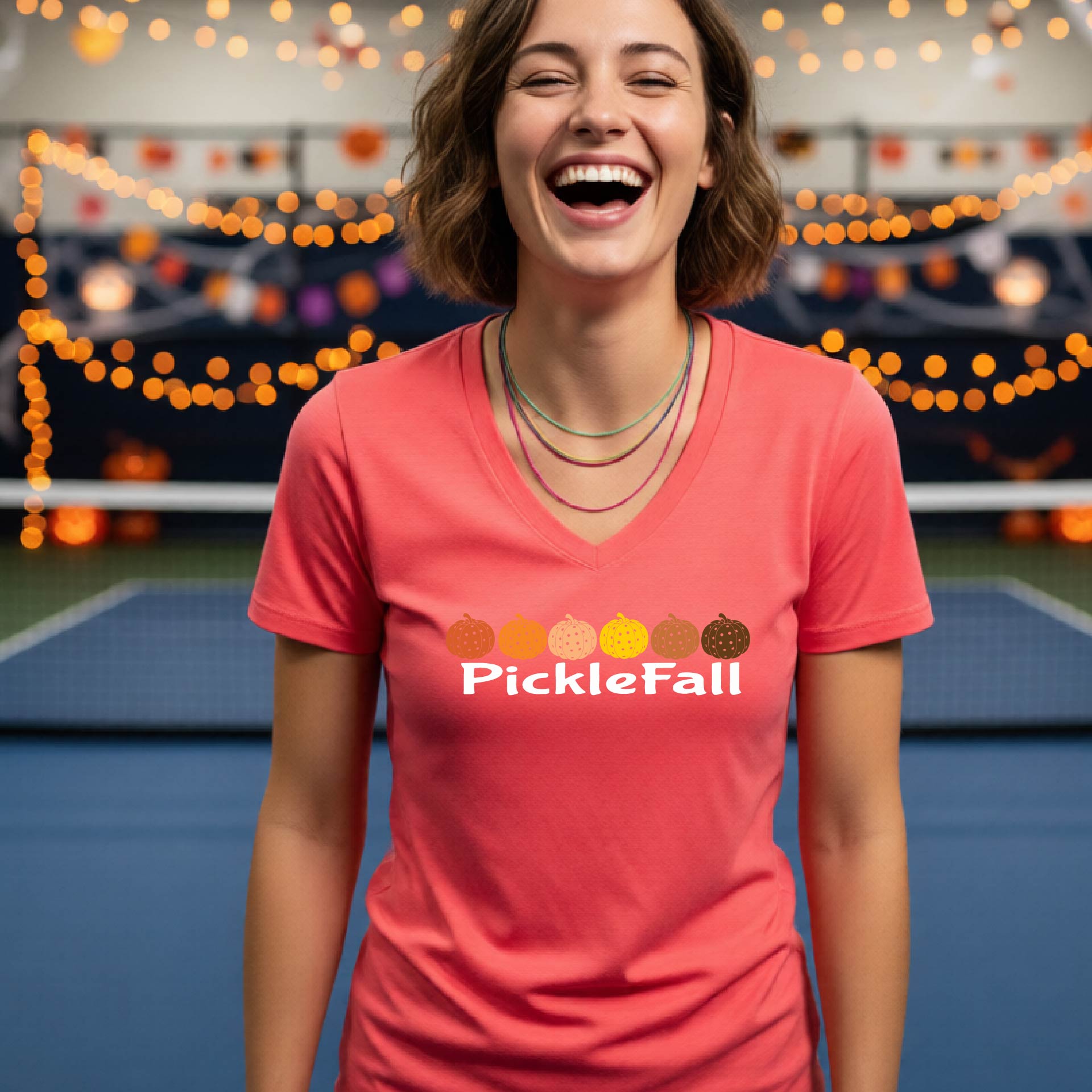 Womens Halloween Pickleball Shirt Funny Pickleball T-Shirt Spooky Season Shirt Pickleball Gift