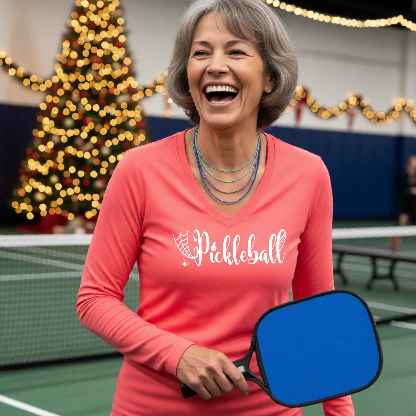 Womens Halloween Pickleball Shirt Funny Pickleball T-Shirt Spooky Season Shirt Pickleball Gift