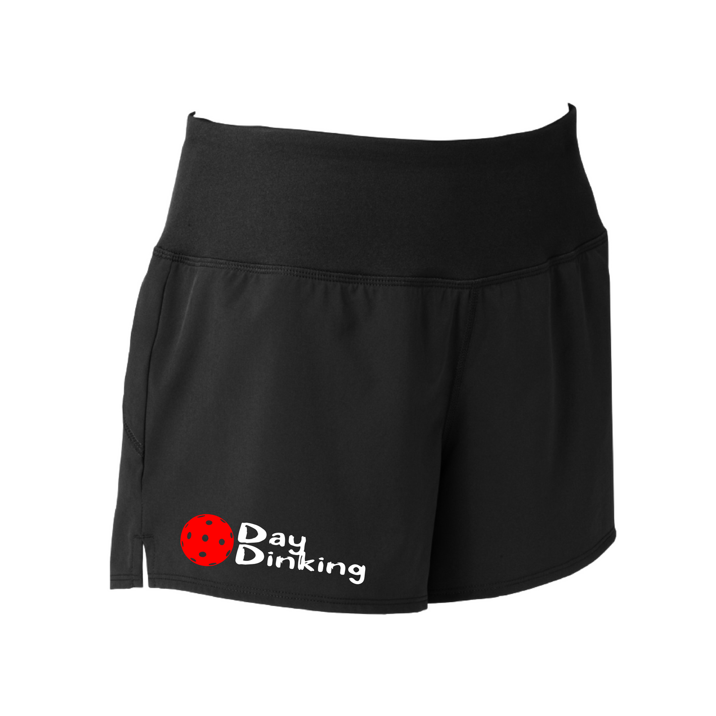 Day Dinking (Pickleball Colors Purple Rainbow White Yellow Red) | Women's Pickleball Shorts