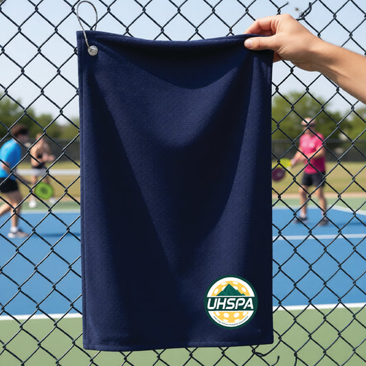 UHSPA Pickleball Court Towels | Grommeted 100% Cotton Terry Velour
