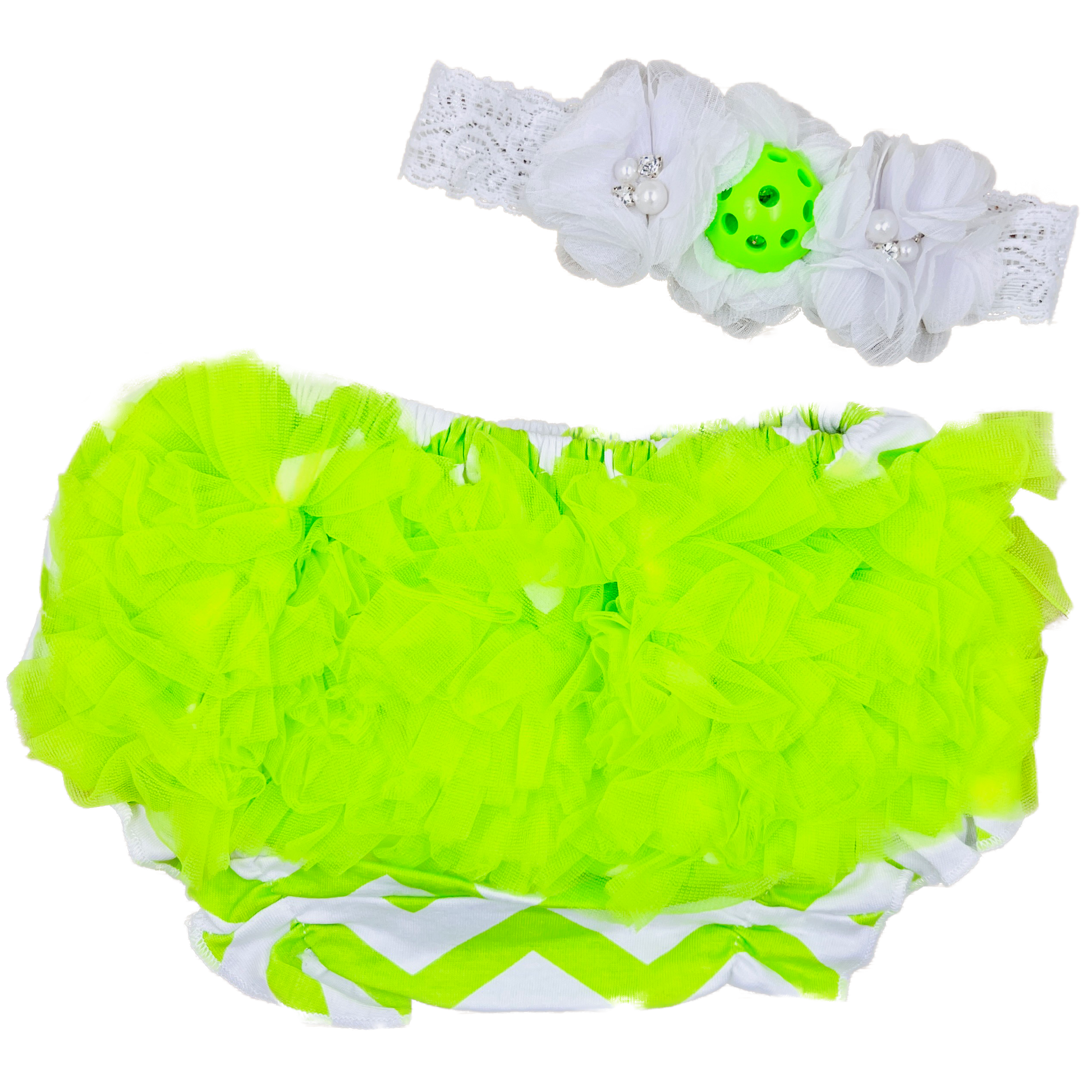 Pickleball Baby Headband and Bloomer set - Infant Pickleball Gift  Super cute infant bloomer with Pickleball headband. These come in limited colors, and styles, so don't miss your opportunity to give this perfect gift!!