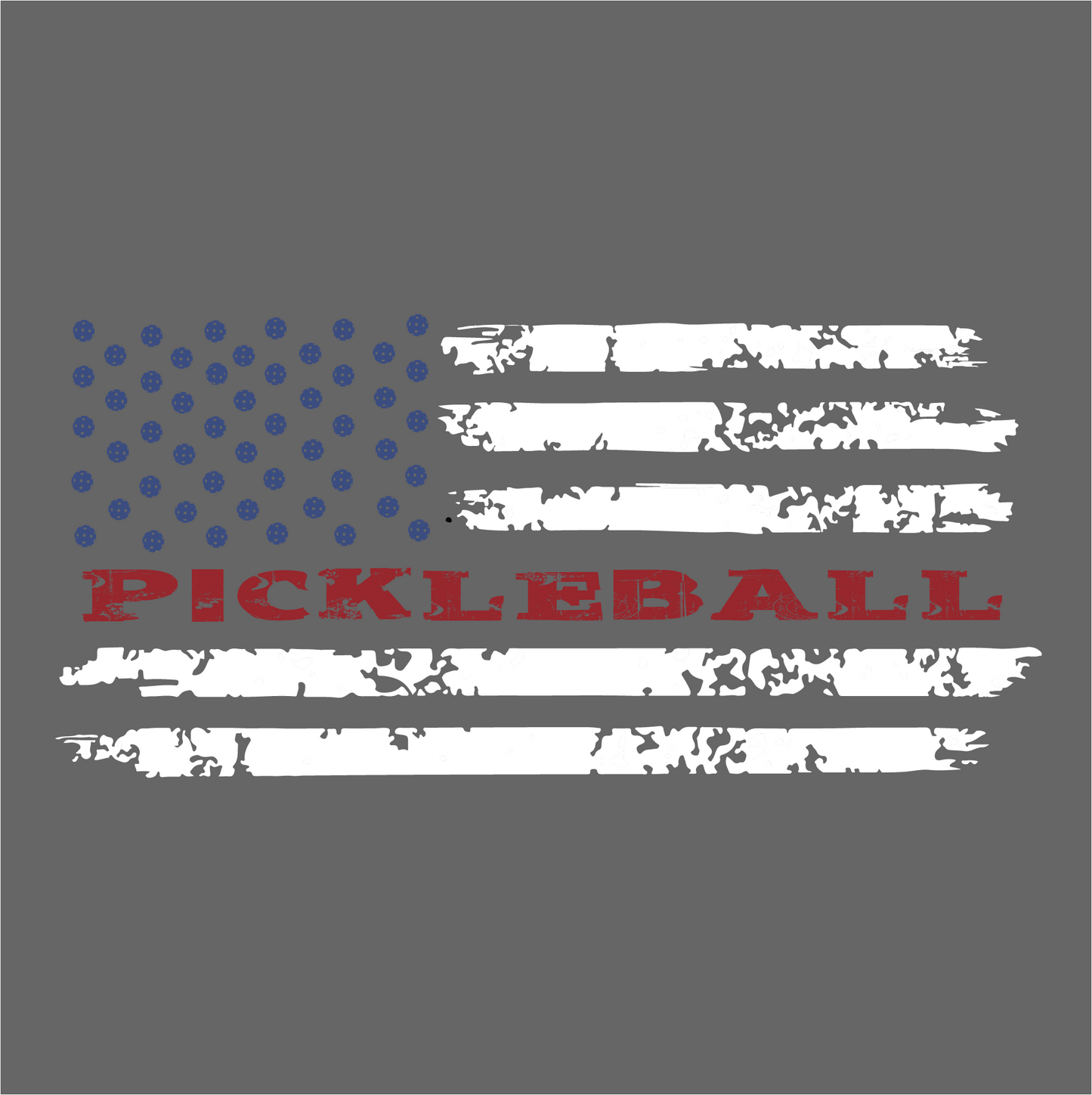 Pickleball Flag - Car Decal and Water Bottle Decal.   Super fun and bold car decal will show off how much you love Pickleball. Looks great on car windows. Get one for each vehicle!