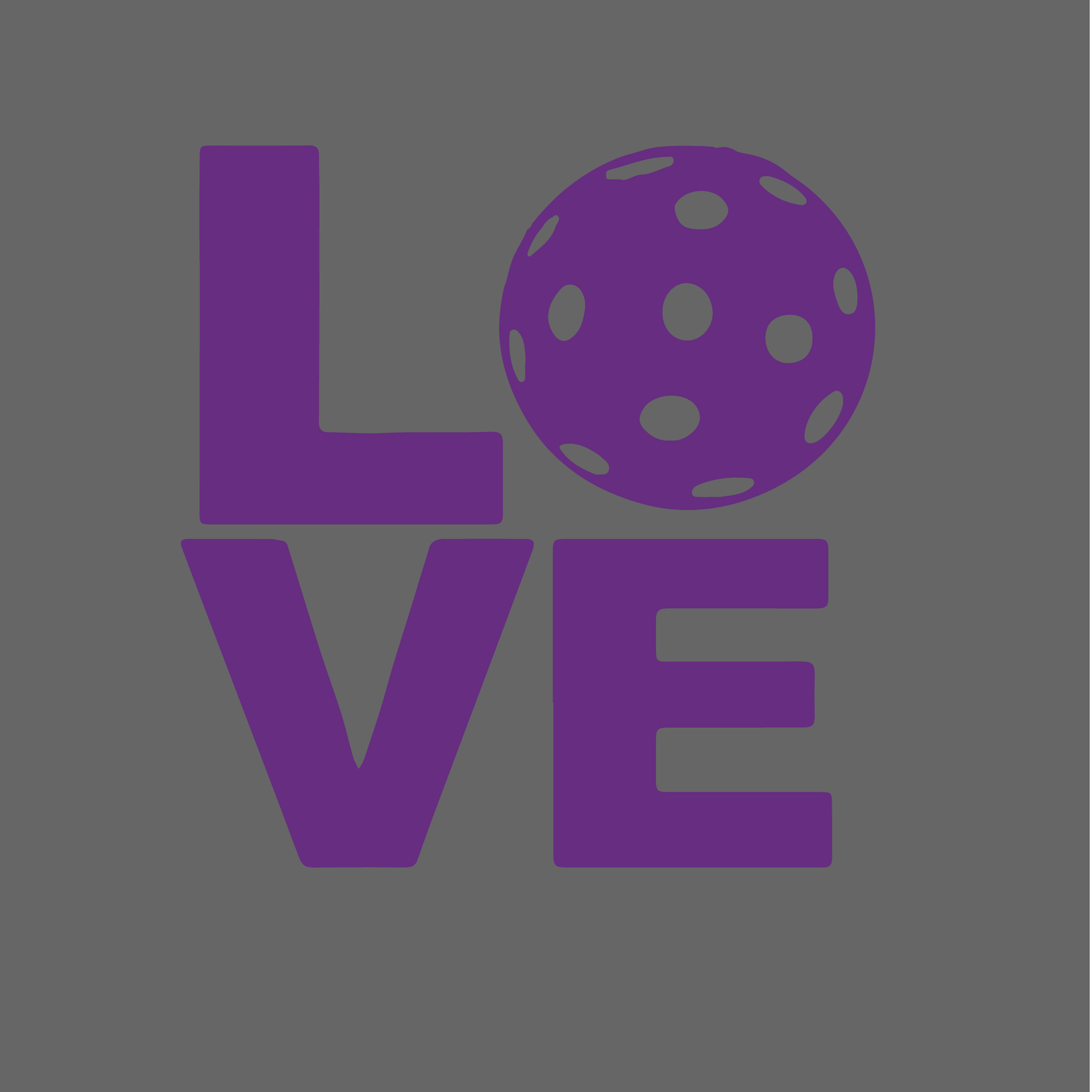 LOVE Pickleball - Car Decal and Water Bottle Decal  Super fun and bold car decal will show off how much you love Pickleball. Several color options, all look great on car windows. Get one for each vehicle and in each color!